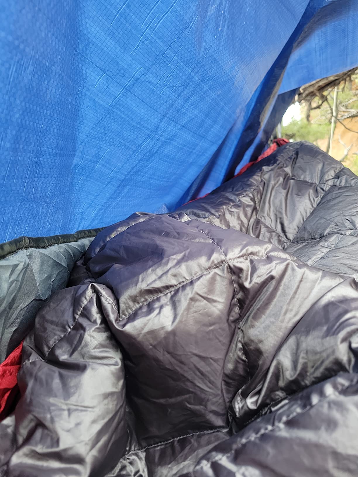 AYAMAYA Single & Double Hammock Underquilt Full Length Big Size Under Quilts for Hammocks, Camping Backpacking Essential, Winter Cold Weather Warm UQ Blanket Bottom Insulation - Customer Photo 5