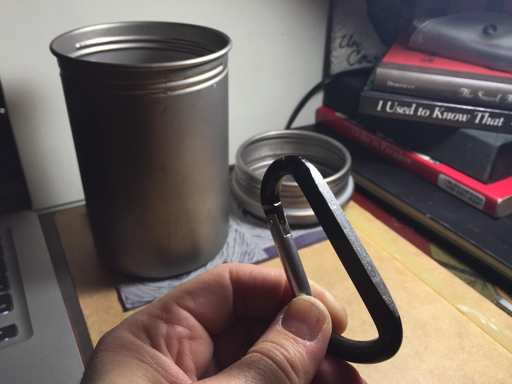 Vargo Titanium BOT Series | BOT-HD Bottle Pot – 1 Liter (34 oz.) Ultralight Water Bottle Cooking Pot Weighs 153 grams (5.4 oz.) | Backpacking Camping - Customer Photo 1