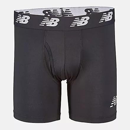 New Balance Men's Performance Boxer Briefs with Fly, Breathable Stretch Underwear, Moisture Wicking, Soft Waistband (3 Pack) - Customer Photo 1