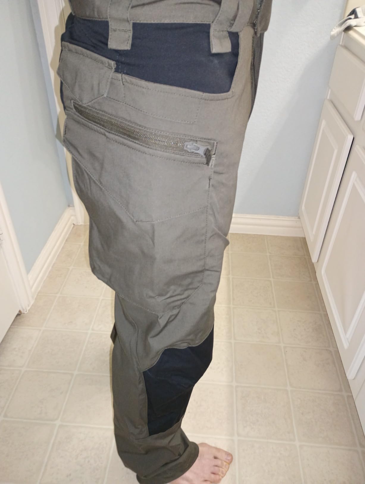 Pilgrim Style Tactical Pants for Men - Ripstop - Lightweight for Outdoors, Hiking, Law Enforcement, Work Pants - Customer Photo 2