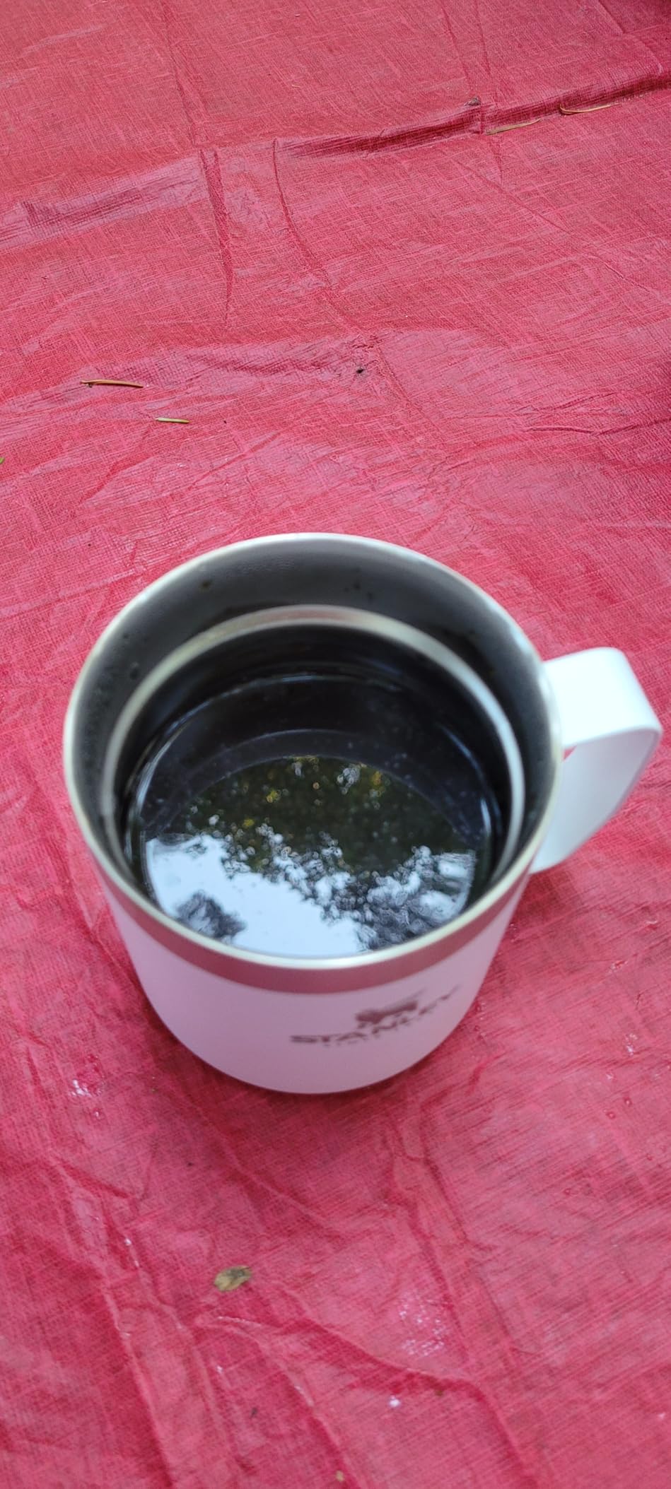 STANLEY Perfect Brew Pour Over Set | 12 oz Camp Mug with Lid Included | Drip Coffee Maker with Reusable Filter | Insulated Stainless Steel | BPA-Free | Hammertone Green - Customer Photo 3