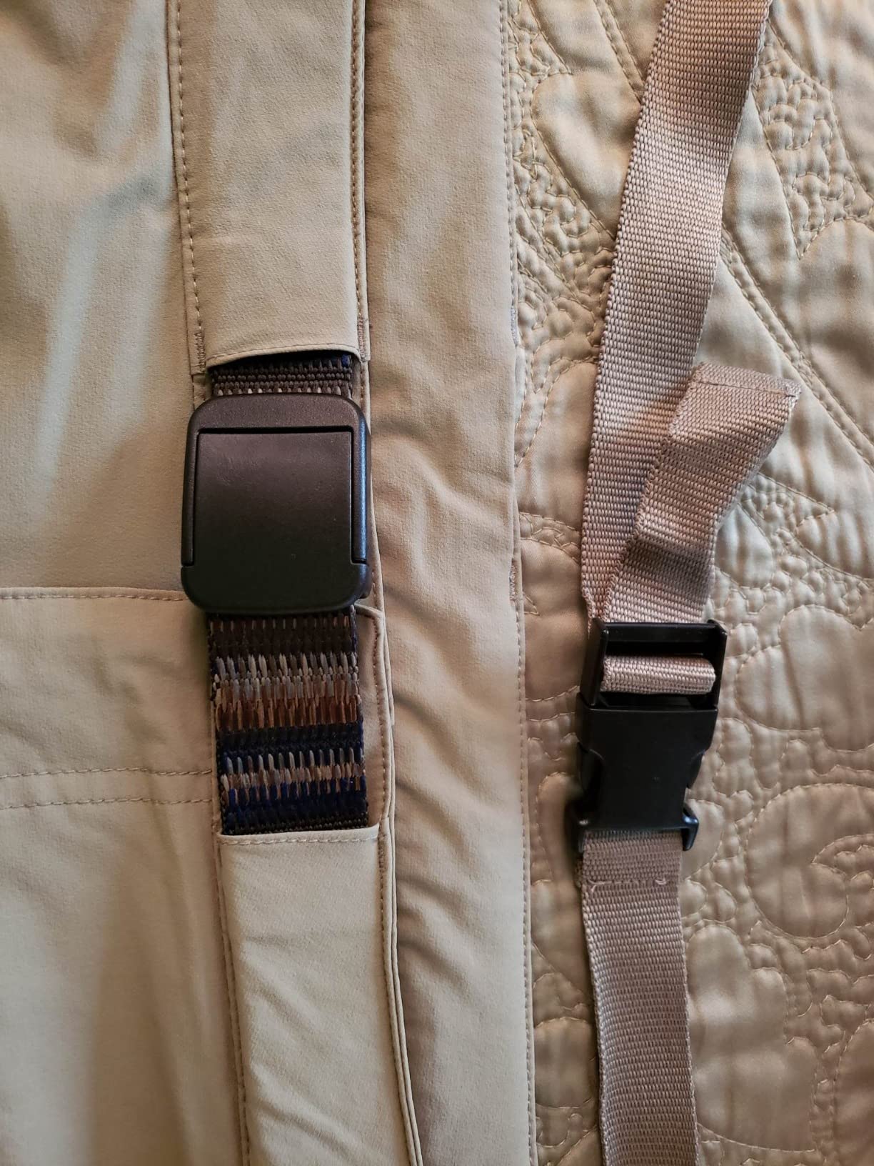 FREE SOLDIER Men's Outdoor Cargo Hiking Pants with Belt Lightweight Waterproof Quick Dry Tactical Pants Nylon Spandex - Customer Photo 3