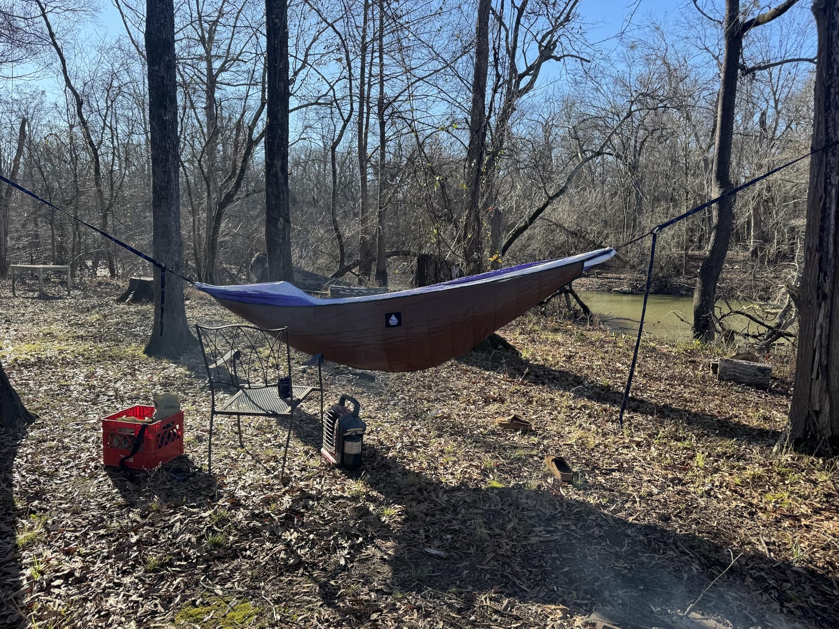 OneTigris Hideout Hammock Underquilt, Lightweight 4 Season Hammock Gear for Camping, Hiking, Backpacking, Travel, Beach, Backyard, Patio, Portable - Customer Photo 1