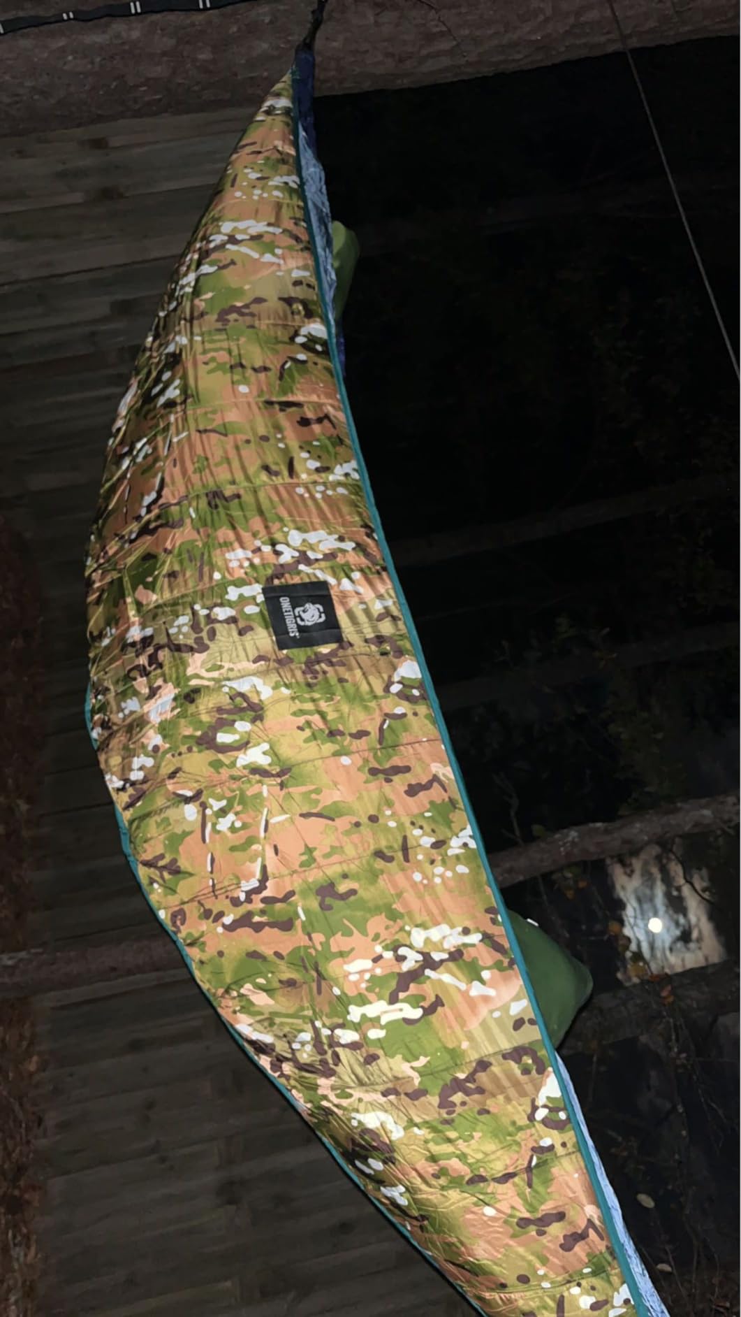 OneTigris Hideout Hammock Underquilt, Lightweight 4 Season Hammock Gear for Camping, Hiking, Backpacking, Travel, Beach, Backyard, Patio, Portable - Customer Photo 4