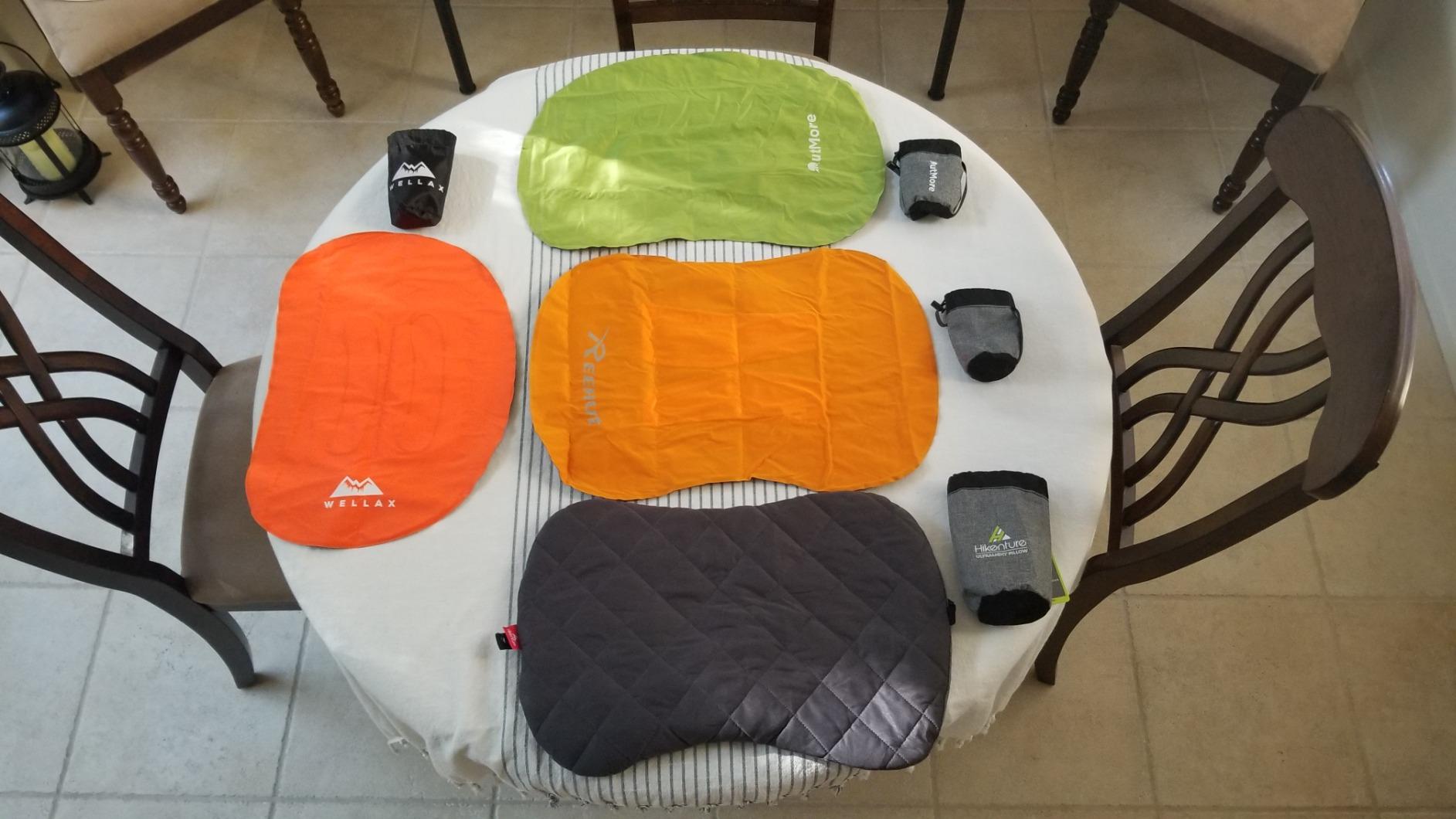 Hikenture Camping Pillow with Removable Cover - Ultralight Inflatable Pillow for Neck Lumbar Support - Upgrade Backpacking Pillow - Washable Travel Air Pillows for Camping, Hiking, Backpacking - Customer Photo 2