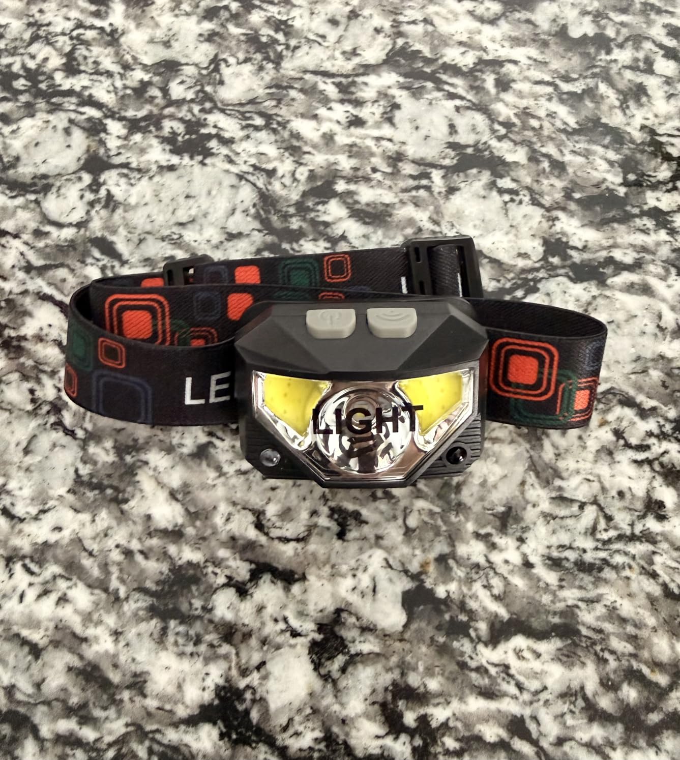 LHKNL Headlamp Flashlight, Lumen Ultra-Light Bright LED Rechargeable Headlight with White Red Light, 2-Pack Waterproof Motion Sensor Head Lamp,8 Modes for Outdoor Camping Running Hiking Fishing - Customer Photo 1