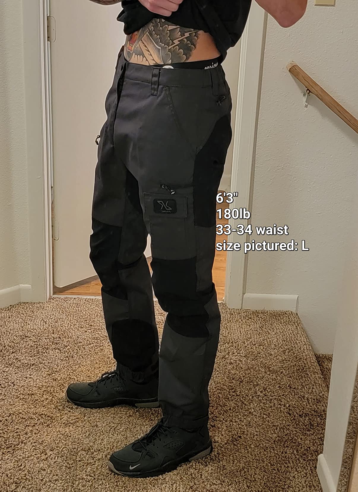 RevolutionRace Men's Nordwand Pants, Durable Pants for All Outdoor Activities - Customer Photo 3