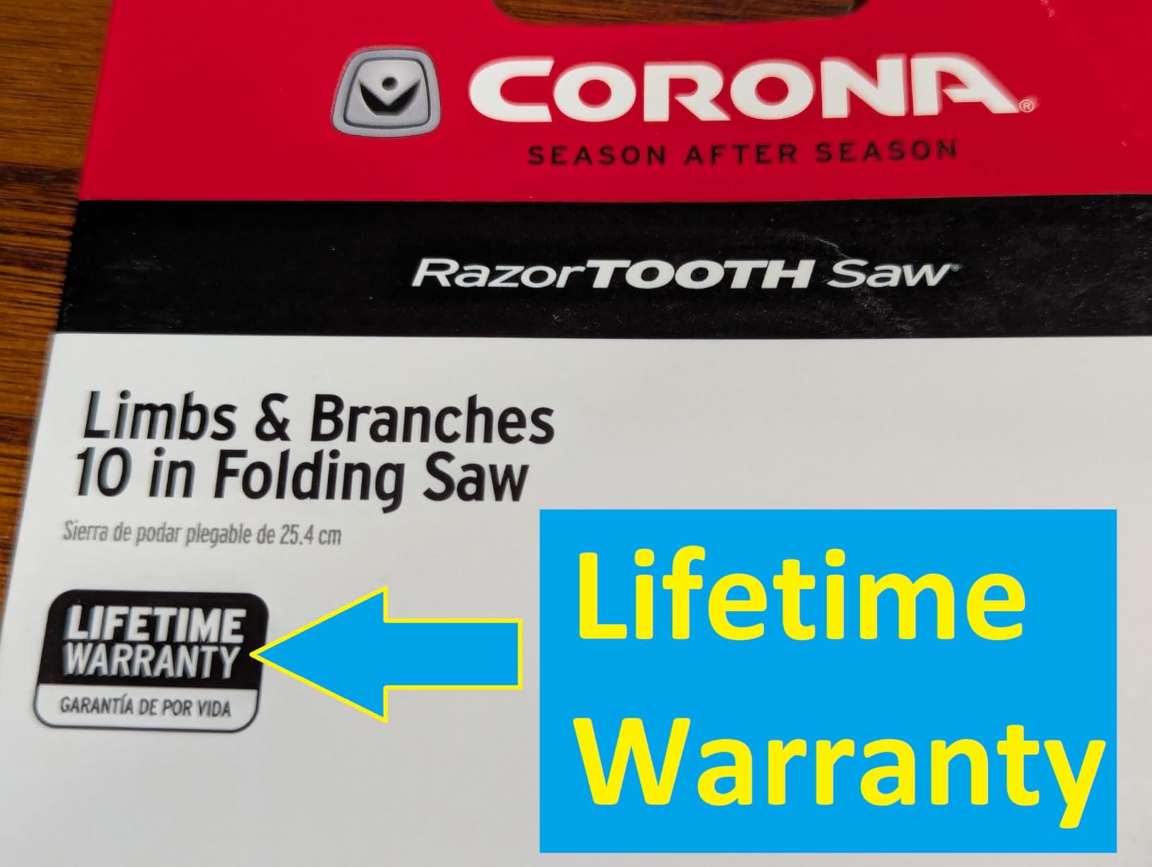 Corona Tools RazorTOOTH 7″ Folding Pruning Saw – 7