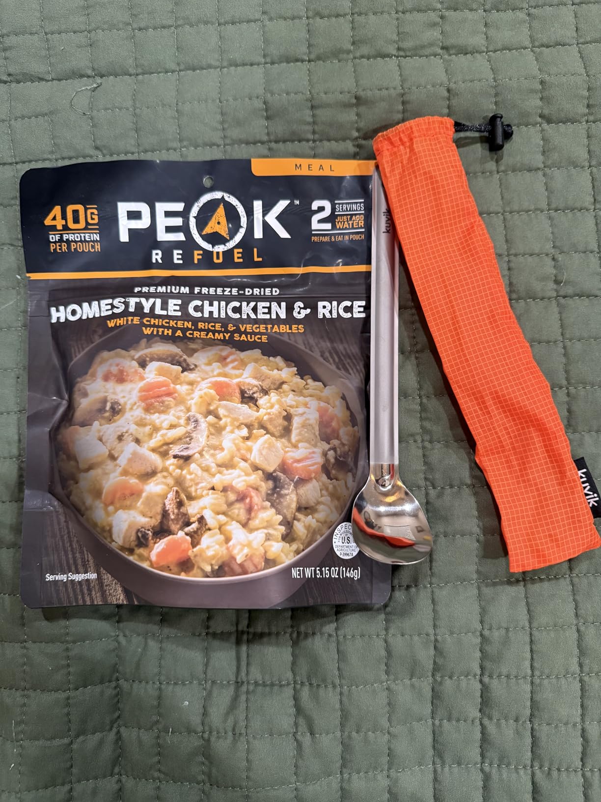 Kuvik Titanium Spork - Ultralight and Compact for Camping and Hiking - Customer Photo 2