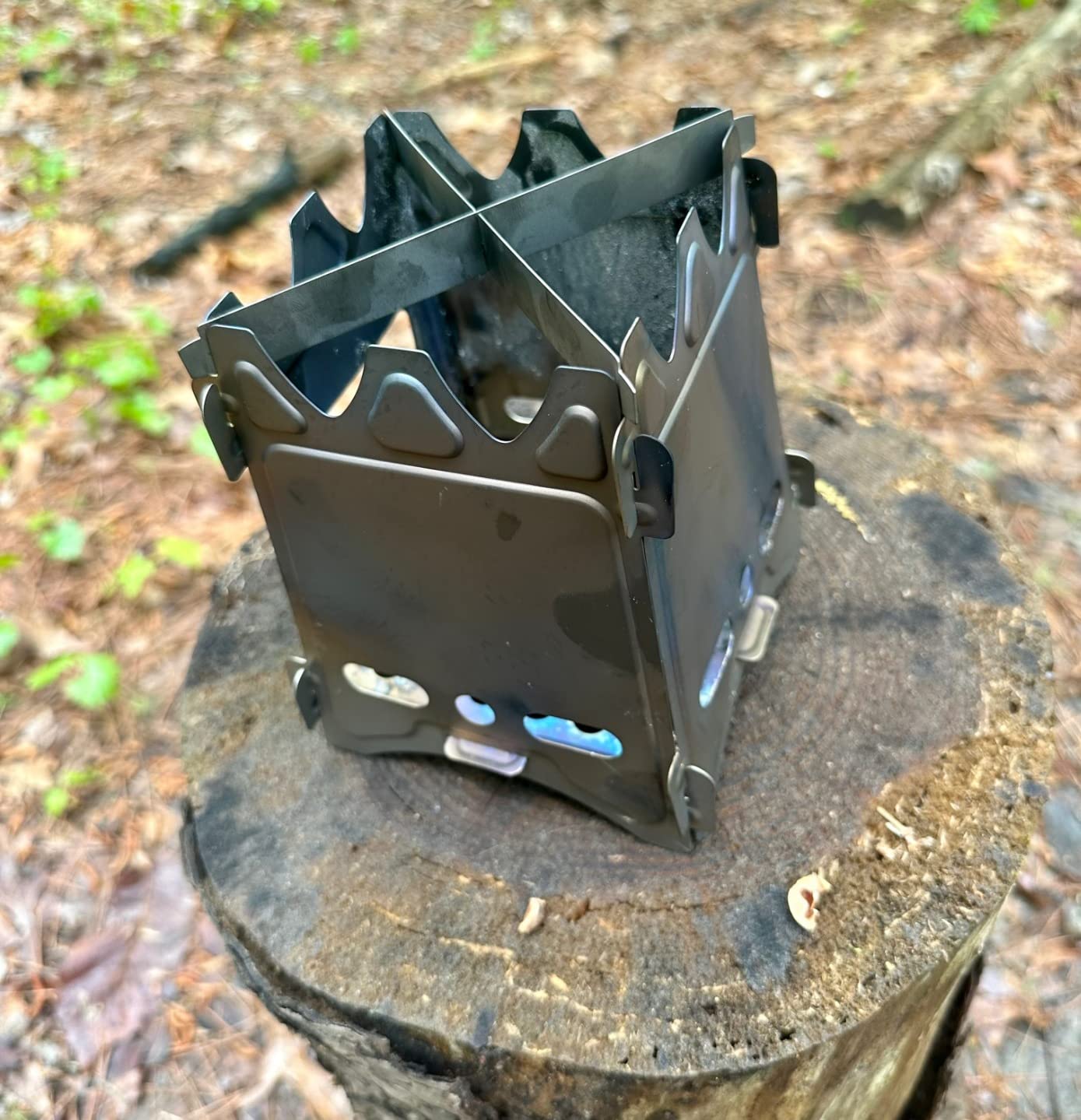 Kuvik Titanium Wood Stove - Ultralight and Compact Stove for Backpacking, Camping, and Survival - Customer Photo 2
