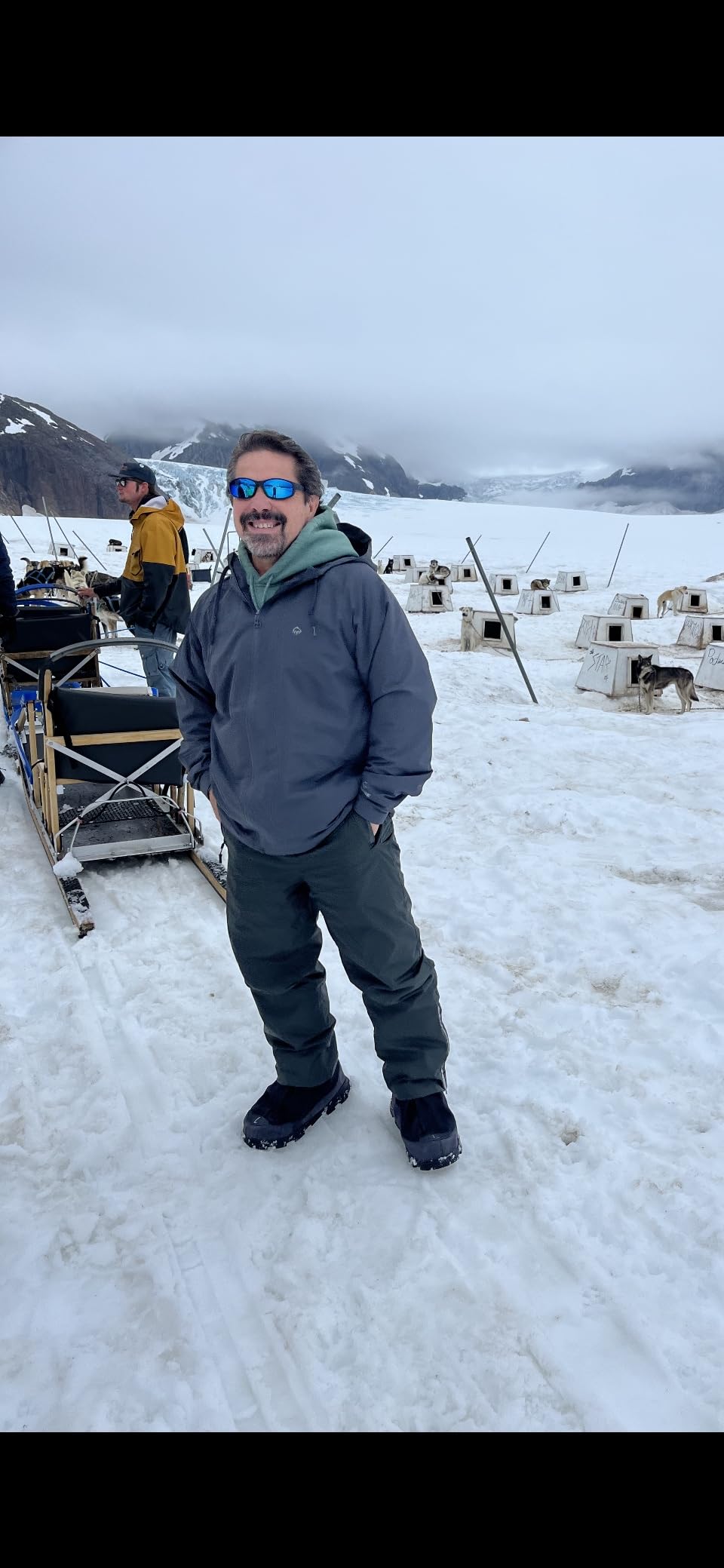 33,000ft Men's Rain Pants, Waterproof Rain Over Pants, Windproof Outdoor Pants for Hiking, Fishing - Customer Photo 3