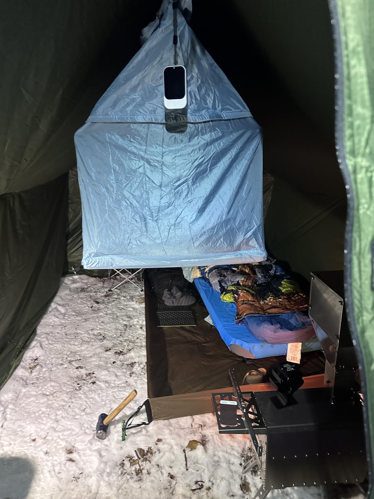 OneTigris TEGIMEN Hammock Hot Tent with Stove Jack - Spacious, Versatile Wall Tent with Snow Skirt - 3000mm Waterproof - Customer Photo 1
