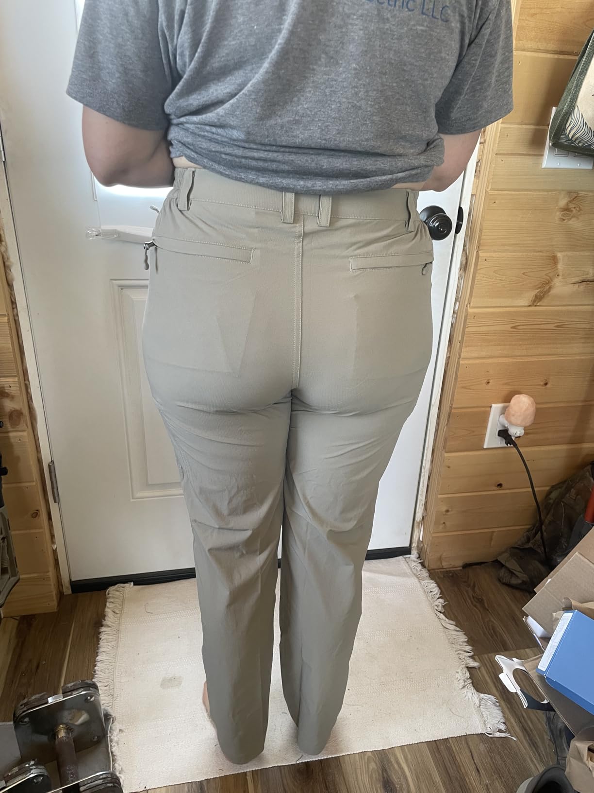 MIER Women's Quick Dry Cargo Pants Lightweight Tactical Hiking Pants with 6 Pockets, Stretchy and Water-Resistant - Customer Photo 1