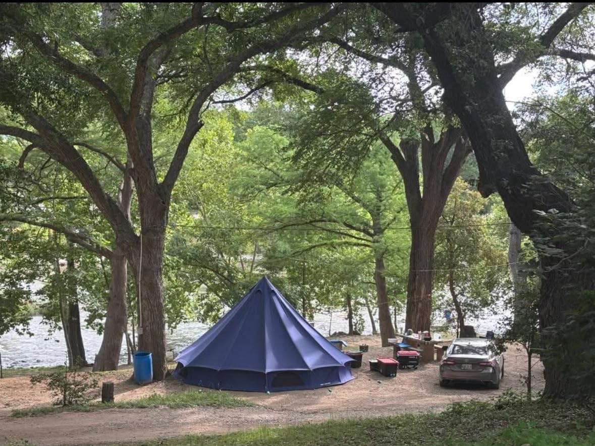 WHITEDUCK Regatta Canvas Bell Tent - w/StoveJack, Waterproof, 4 Season Luxury Camping and Glamping Yurt Tent Outdoor - Customer Photo 1