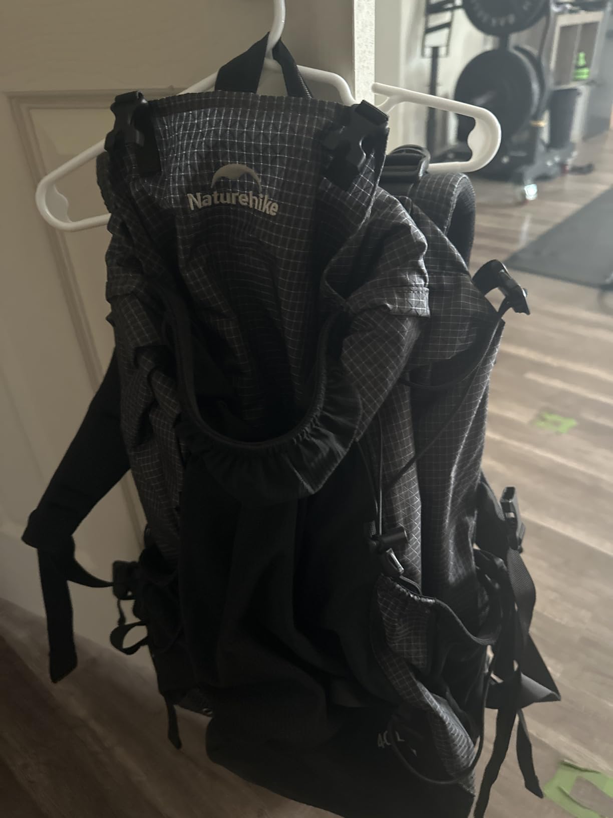 Naturehike Hiking Camping Backpack 45L/65L Lightweight Internal Frame with Rain Cover for Backpacking Outdoor Sports ((40+5) L Black, (40+5) L) - Customer Photo 1