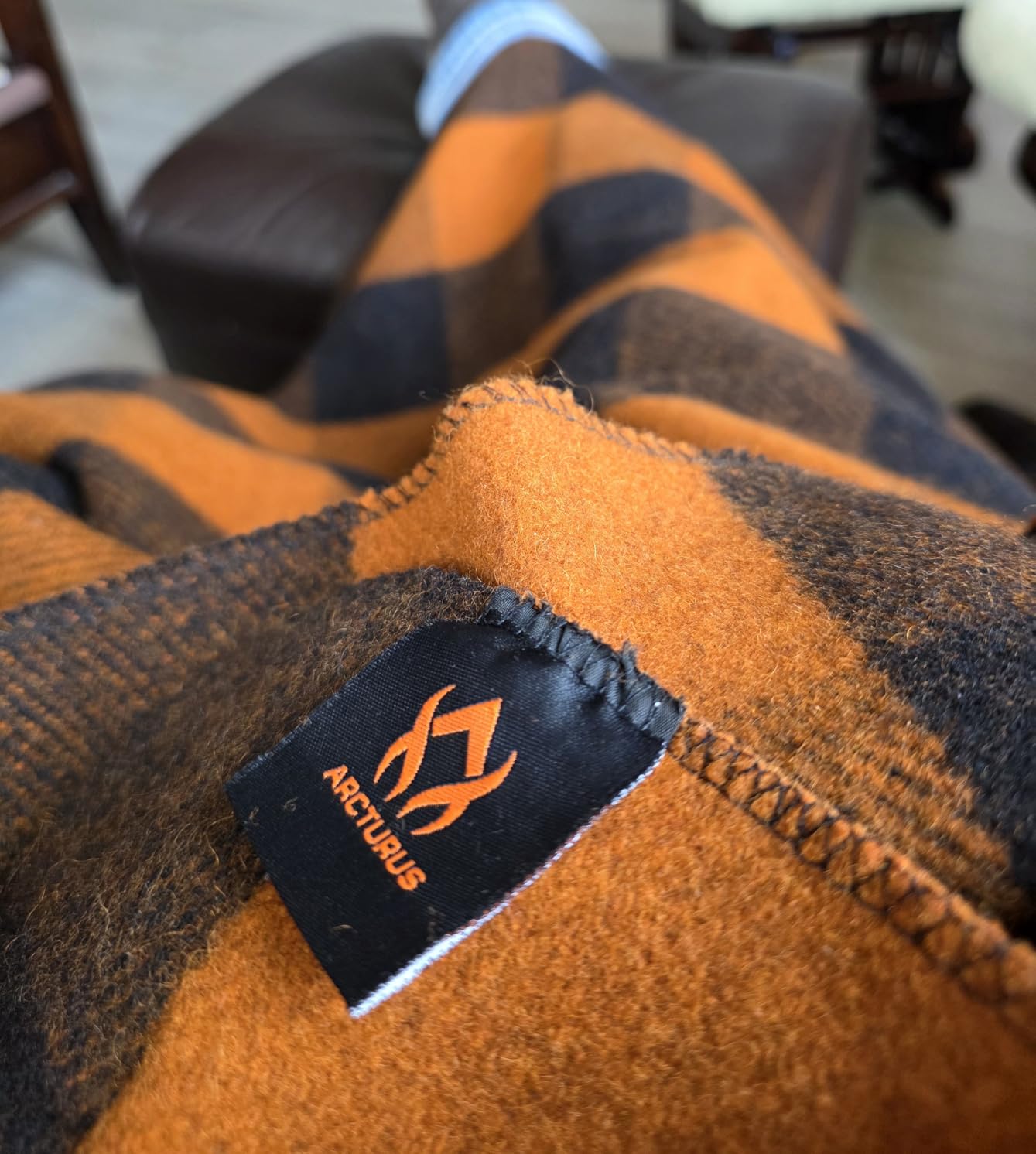 Arcturus Military Wool Blanket - Warm, Thick, Washable - Great for Outdoors, Camping, Stadium Blanket, Picnics, Travel - Car & Bushcraft Survival Kits - Customer Photo 2