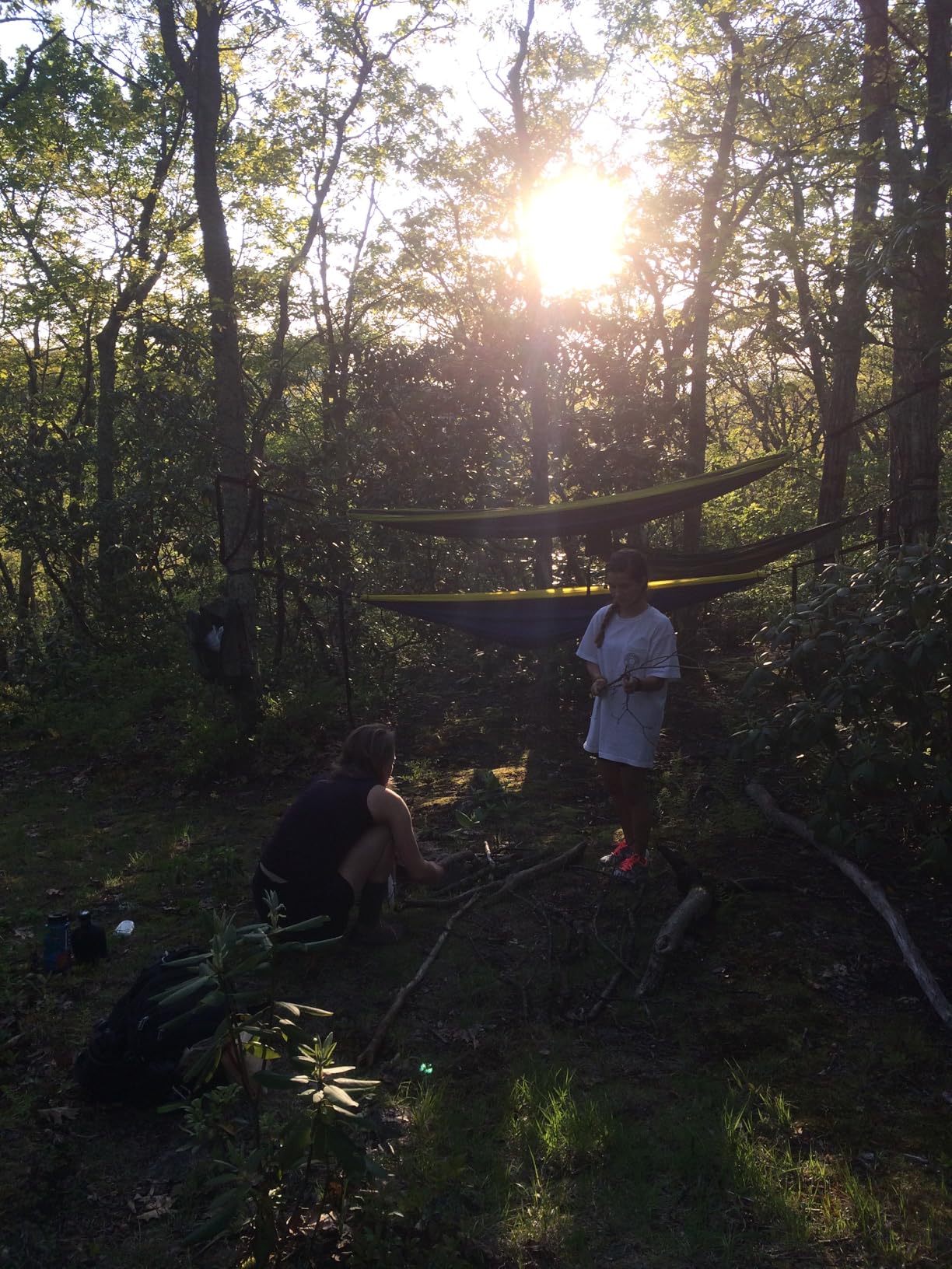 ENO, Eagles Nest Outfitters DoubleNest Lightweight Camping Hammock, 1 to 2 Person, Special Edition Colors, ATC - Customer Photo 2