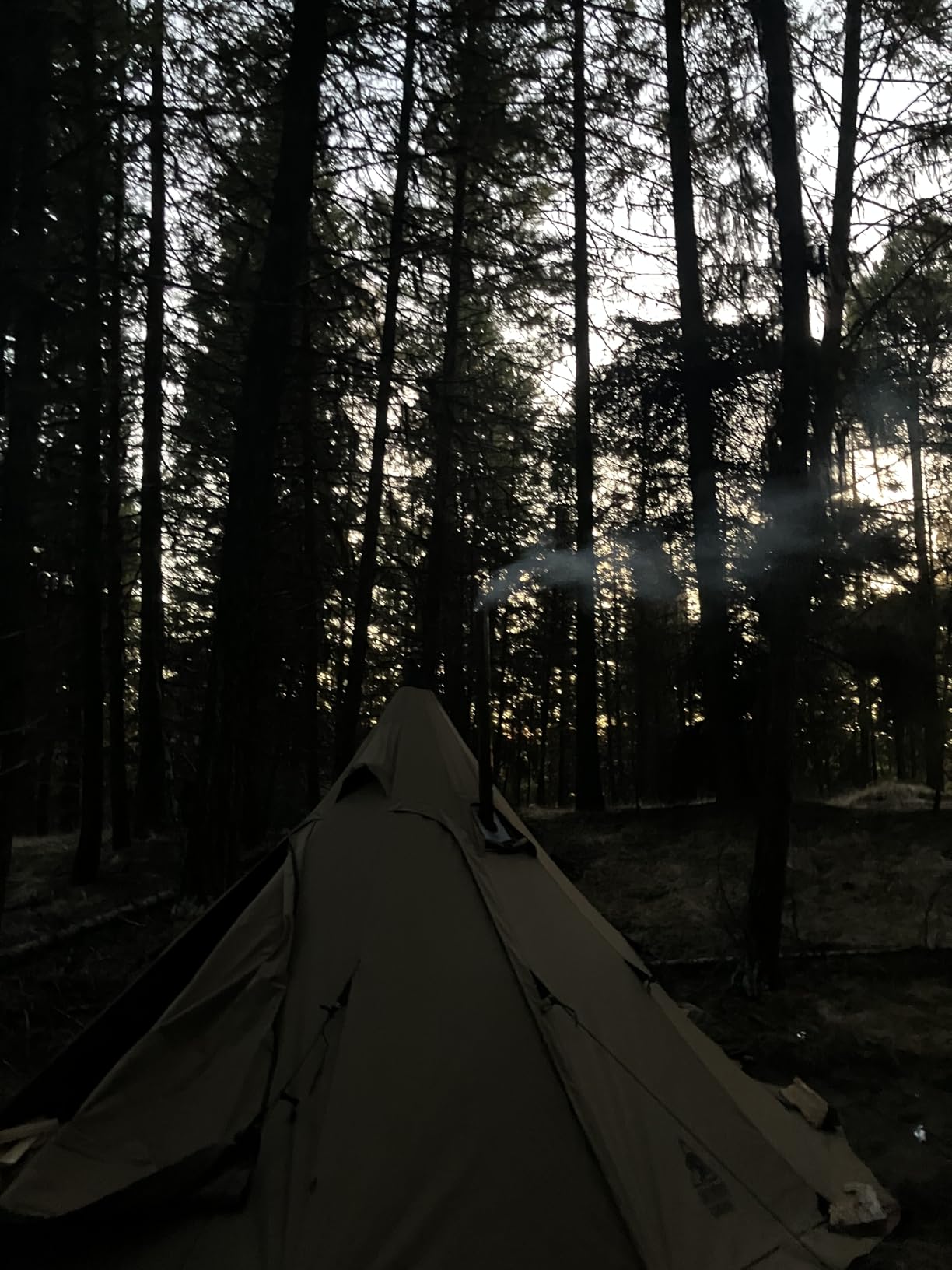 OneTigris Northgaze Canvas Hot Tent with Stove Jack, Windproof, Fire Retardant, Durable 4 Season Camping Pyramid Teepee Tent for 2~4 Person - Customer Photo 1