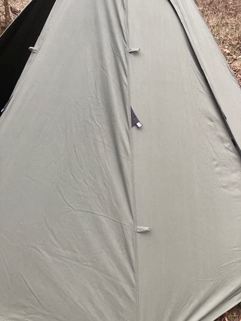 OneTigris Northgaze Canvas Hot Tent with Stove Jack, Windproof, Fire Retardant, Durable 4 Season Camping Pyramid Teepee Tent for 2~4 Person - Customer Photo 3