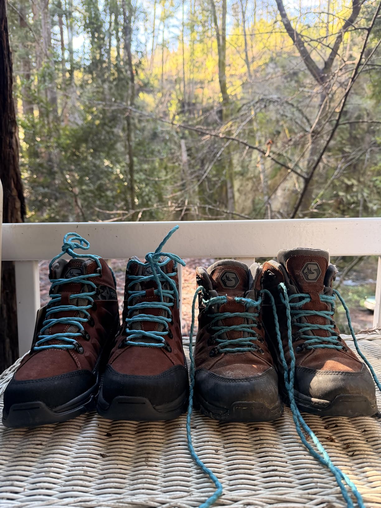 Foxelli Women's Hiking Boots - Waterproof Lightweight Suede Leather - Customer Photo 1