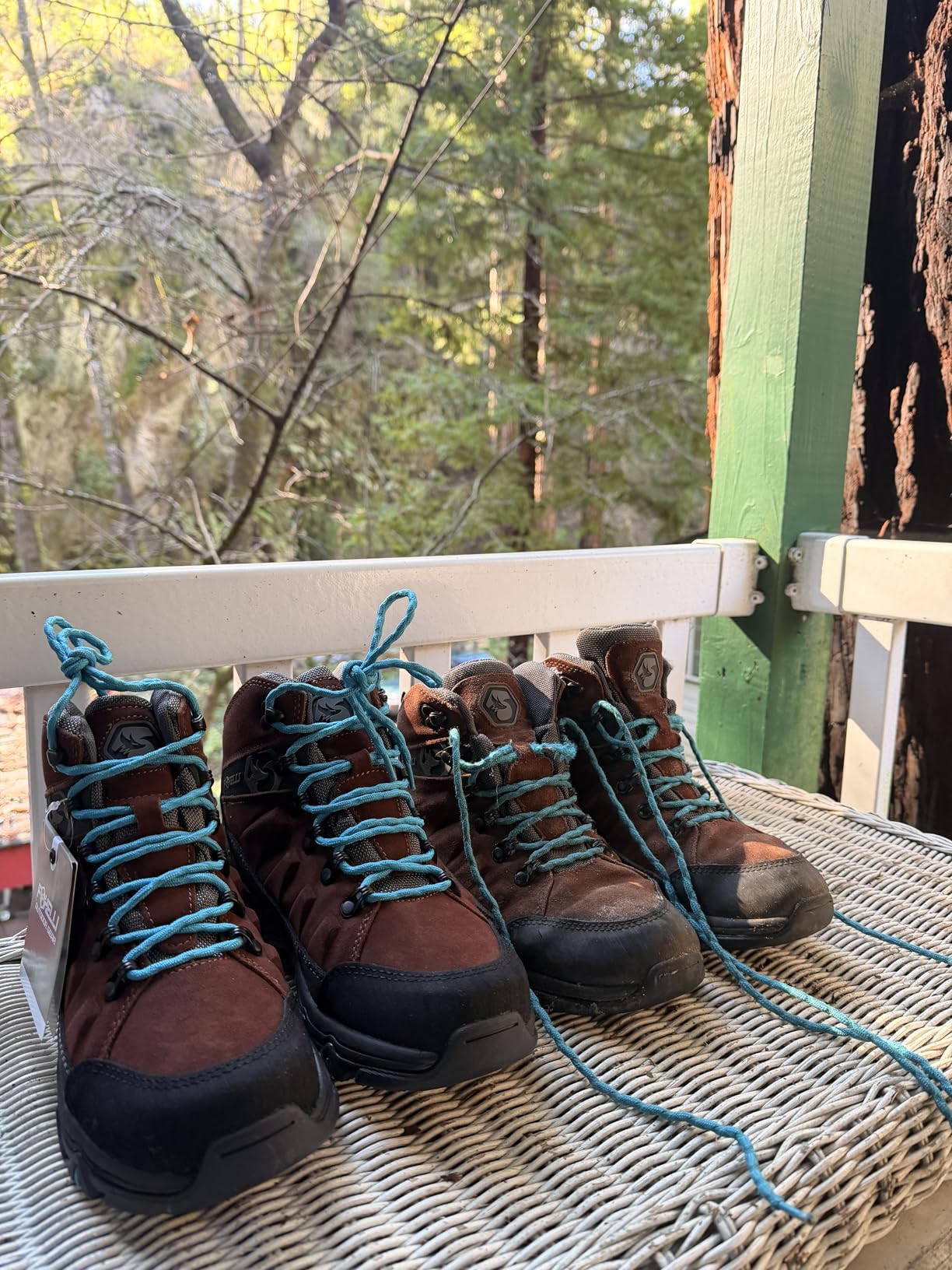 Foxelli Women's Hiking Boots - Waterproof Lightweight Suede Leather - Customer Photo 2