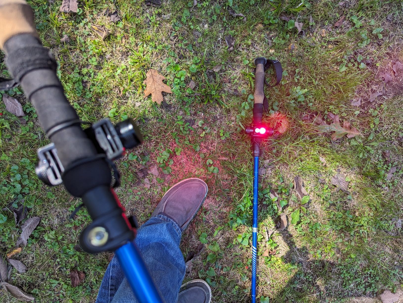 77outdoor LED Rechargeable Red Headlamp, H25LR / D25LR Powerful Lightweight Headlight with 90 High CRI Bright White Light and 660nm Deep Red Light, USB C Charging for Camping, Hiking, Hunting - Customer Photo 3