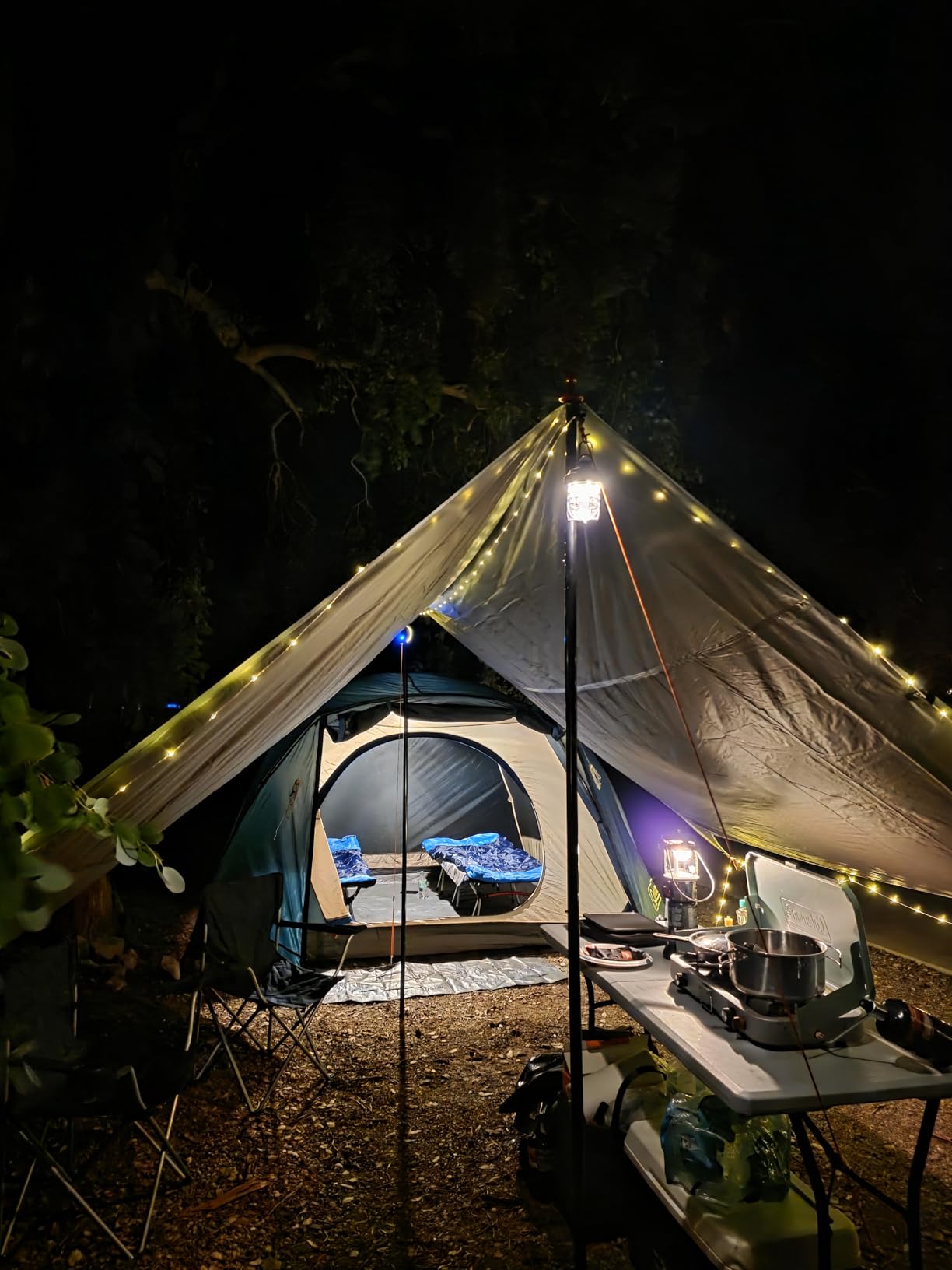 GEERTOP 17 x 10 ft Large Camping Tent Tarp Outdoor Waterproof - Customer Photo 1