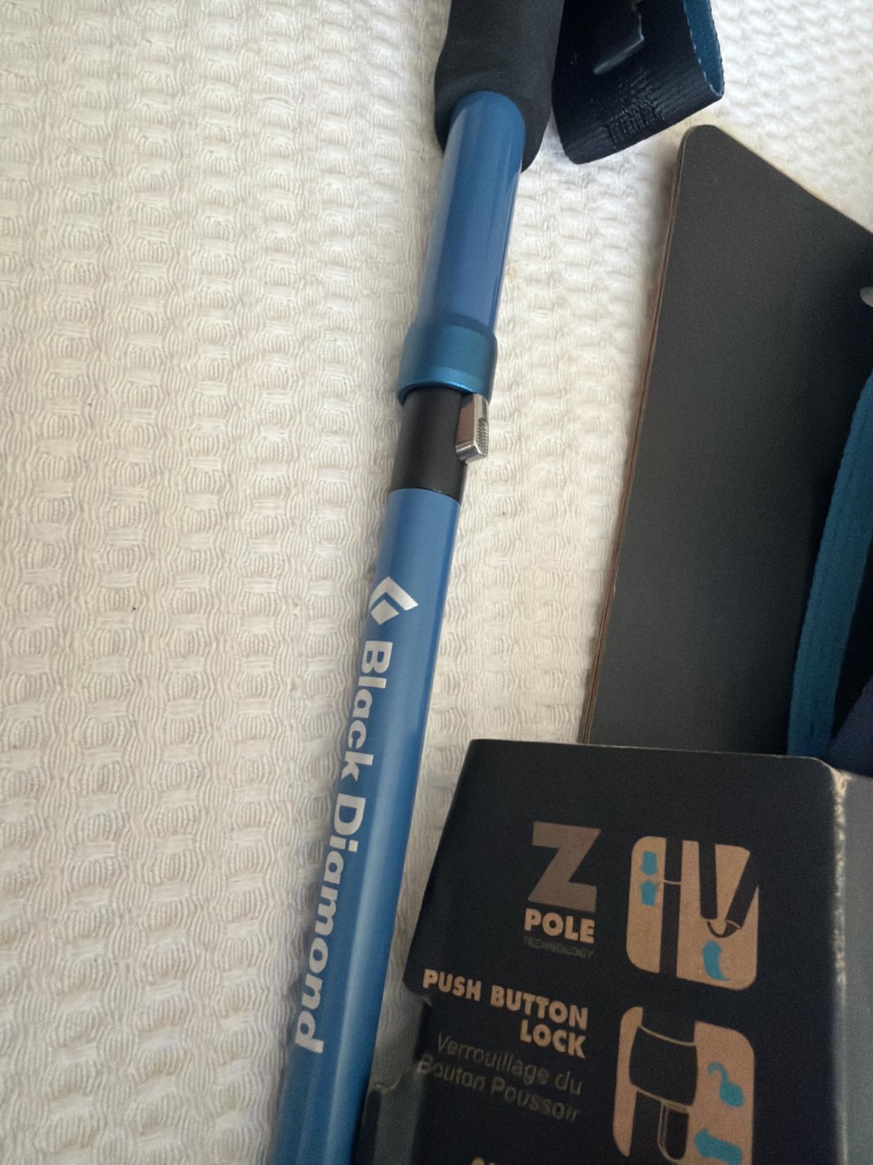 BLACK DIAMOND Distance Z Trekking Poles (Pair) | Ultralight | Foldable Z-Pole Design | Trail Running & Hiking Stability - Customer Photo 1