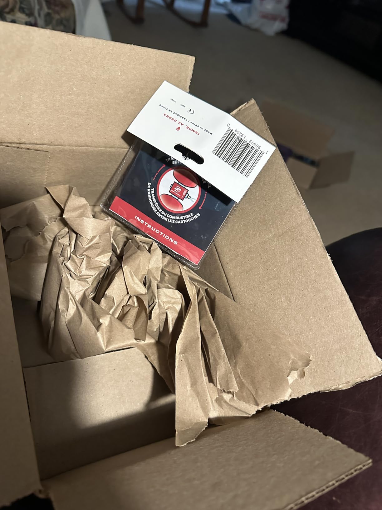 FlipFuel Camping & Hiking Fuel Transfer Device - Lightweight Backpacking Isobutane Adapter - Customer Photo 3