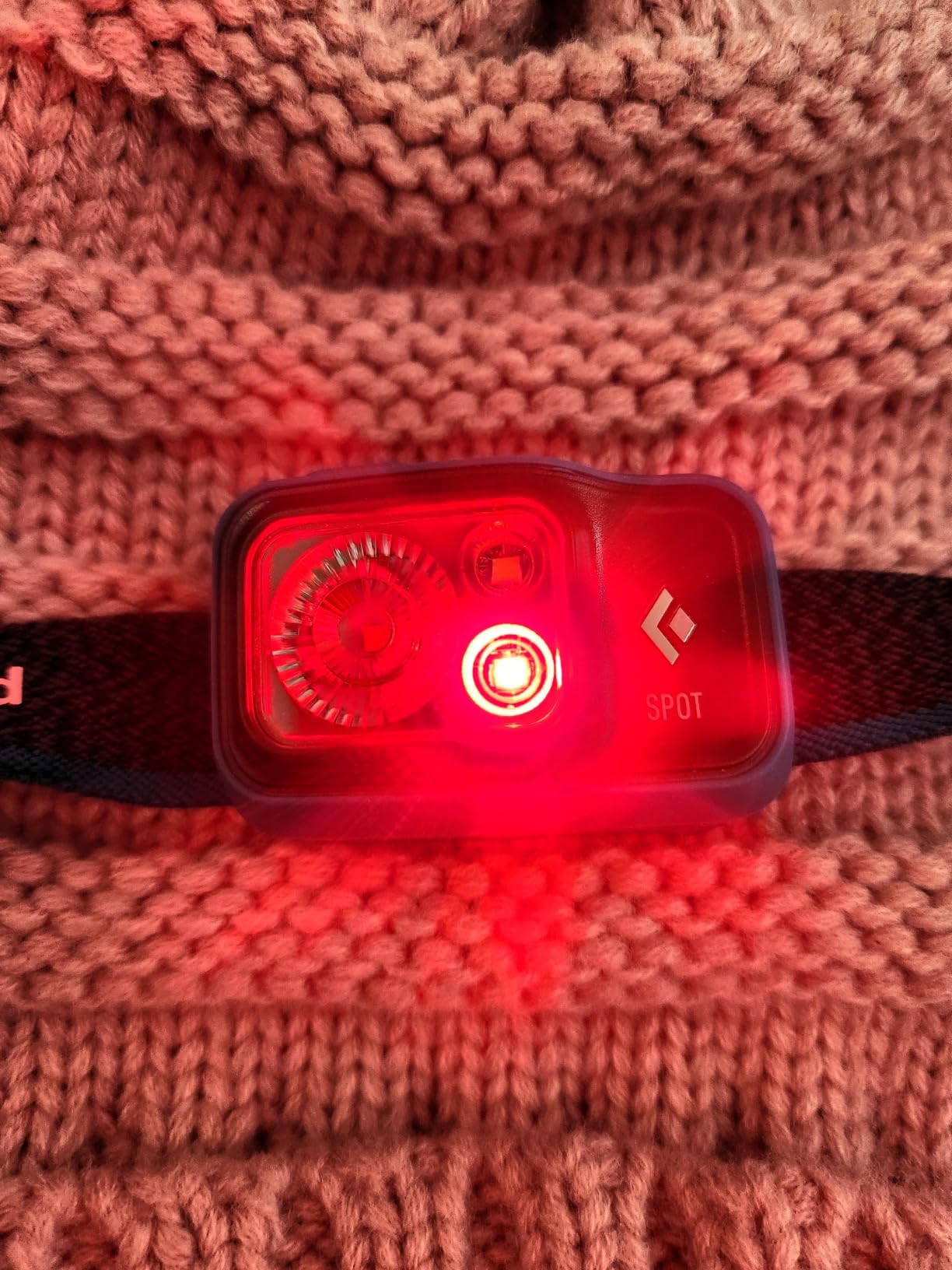 BLACK DIAMOND Spot 400-R Rechargeable Headlamp | 400 Lumens, Dimmable | Micro-USB Charging | Waterproof & Compact | Camping, Hiking, Running | Graphite - Customer Photo 1