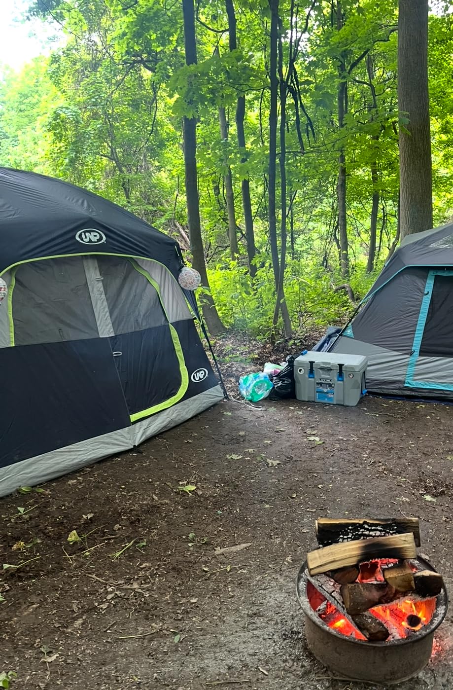 UNP Tents 6 Person Waterproof Windproof Easy Setup,Double Layer Family Camping Tent with 1 Mesh Door & 5 Large Mesh Windows -10'X9'X78in(H) - Customer Photo 5