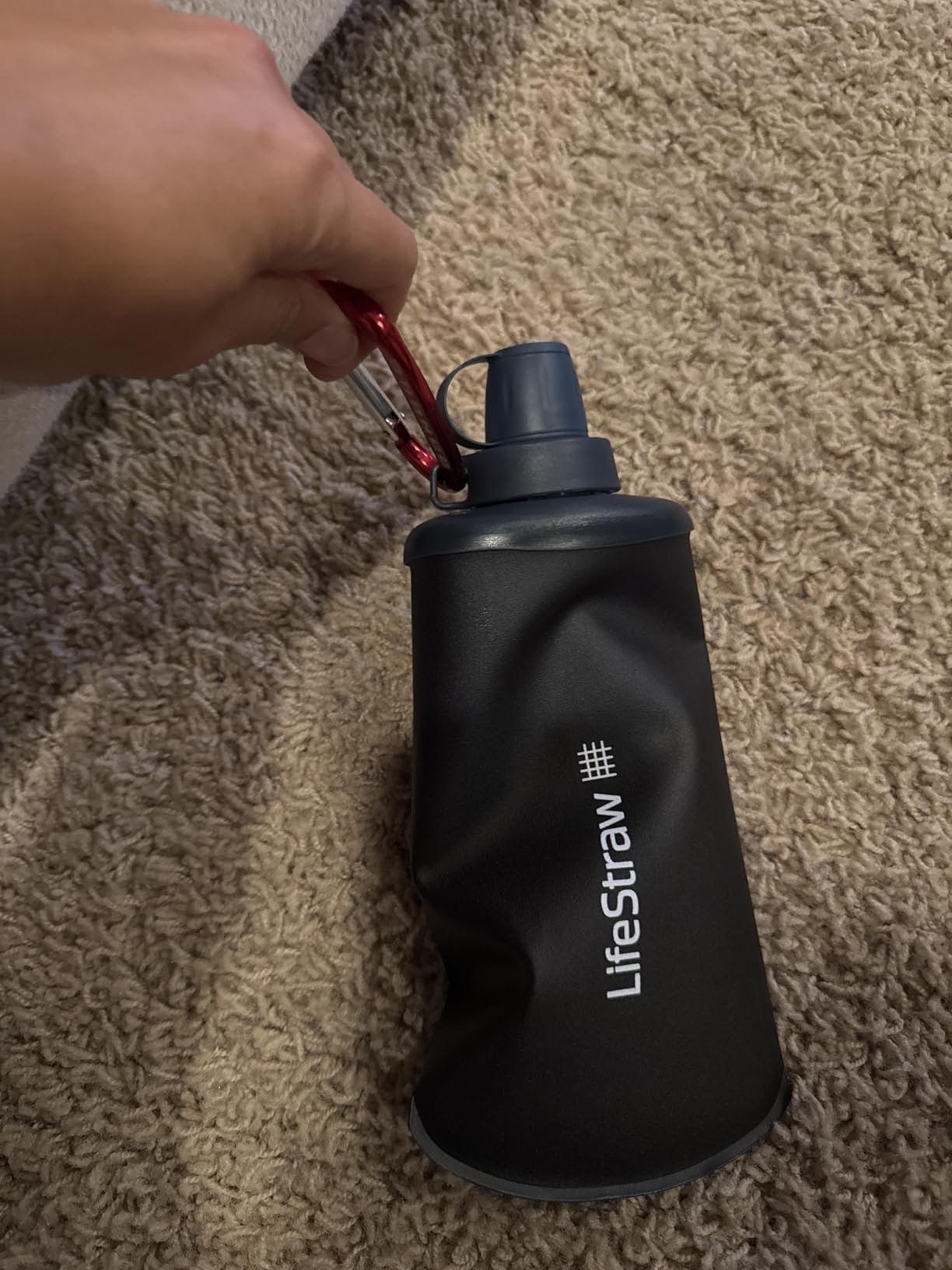 LifeStraw Peak Series Collapsible Squeeze Bottle Water Filter System 650ml - Customer Photo 1