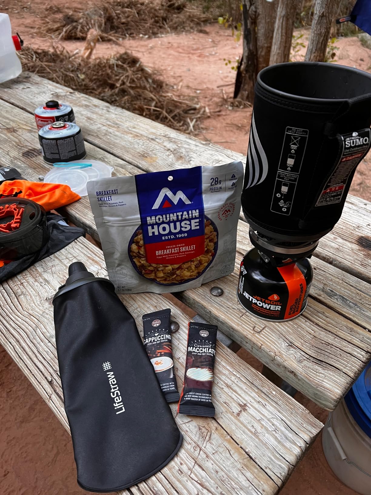 LifeStraw Peak Series Collapsible Squeeze Bottle Water Filter System 650ml - Customer Photo 3