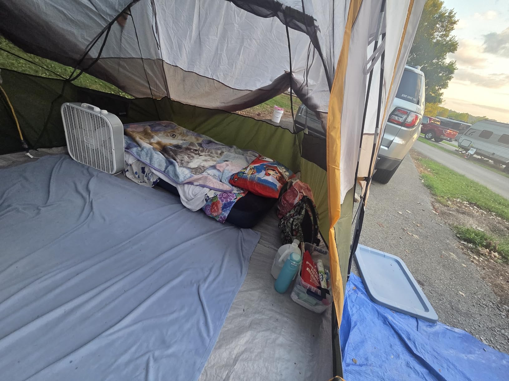 Slumberjack Aspen Grove 8 Person Hybrid Dome Family Camping Tent with 2 Rooms, Room Divider, Separate Entries, Full Fly, and Vestibule Storage - Customer Photo 1