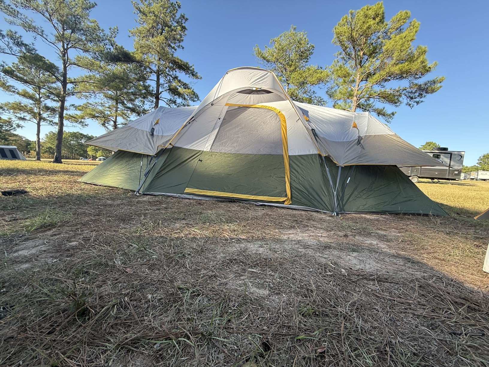 Slumberjack Aspen Grove 8 Person Hybrid Dome Family Camping Tent with 2 Rooms, Room Divider, Separate Entries, Full Fly, and Vestibule Storage - Customer Photo 3