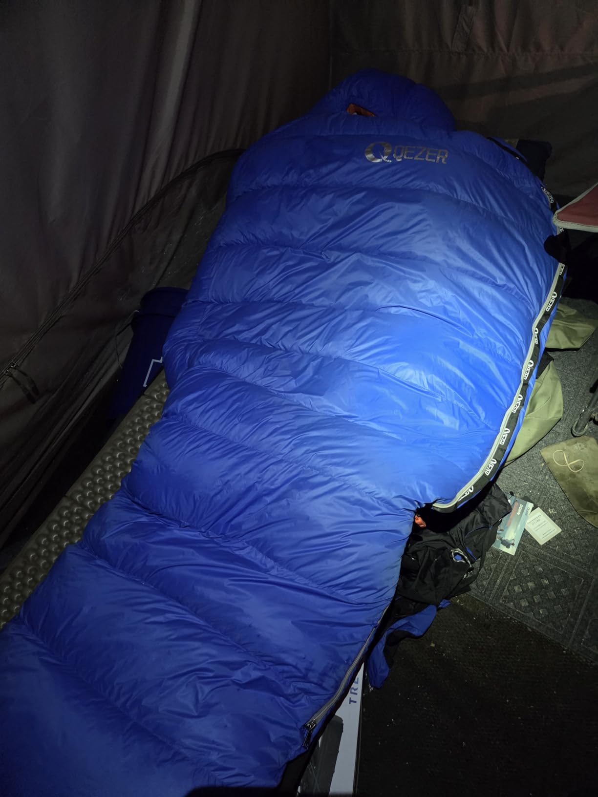 Down Sleeping Bag for Adults 0°F 10°F 15°F 20°F - Customer Photo 1