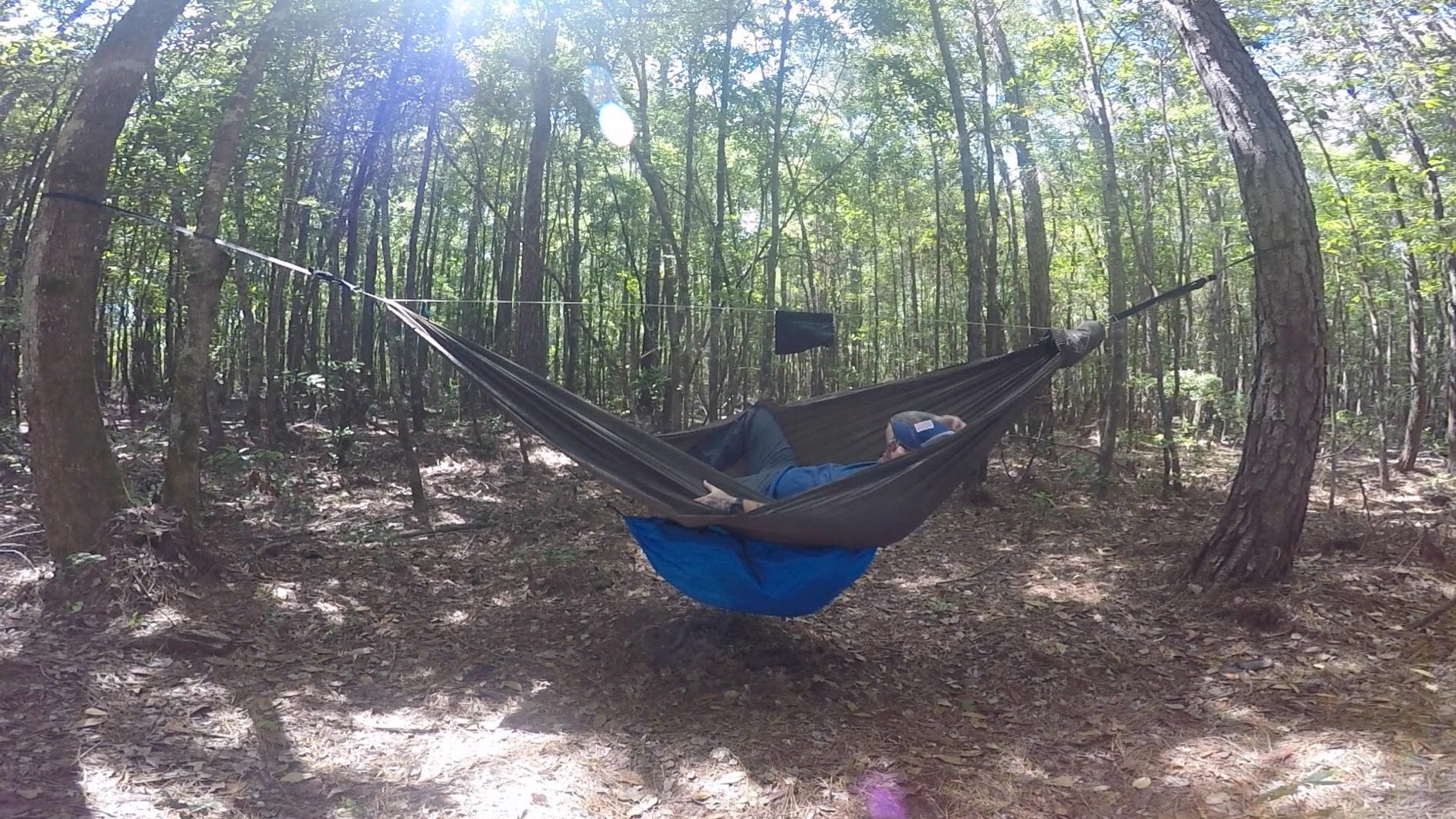 onewind Versatile Hammock Gear Sling or Backpack Rain Cover, Ultralight Waterproof Underbelly Gear Hammock Storage to Place Backpack, Clothes, Quilt, Food or 70L Packing Cover, Hammock Protector - Customer Photo 2