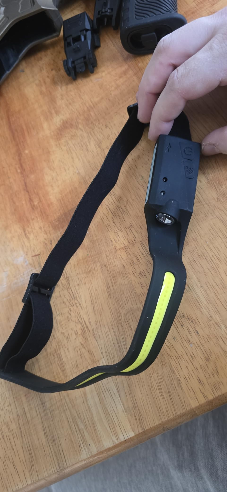 Headlamp Rechargeable 2PCS, 230° Wide Beam Head Lamp LED with Motion Sensor for Adults - Camping Accessories Gear, Waterproof Head Light Flashlight for Hiking, Running, Repairing, Fishing, Cycling - Customer Photo 3