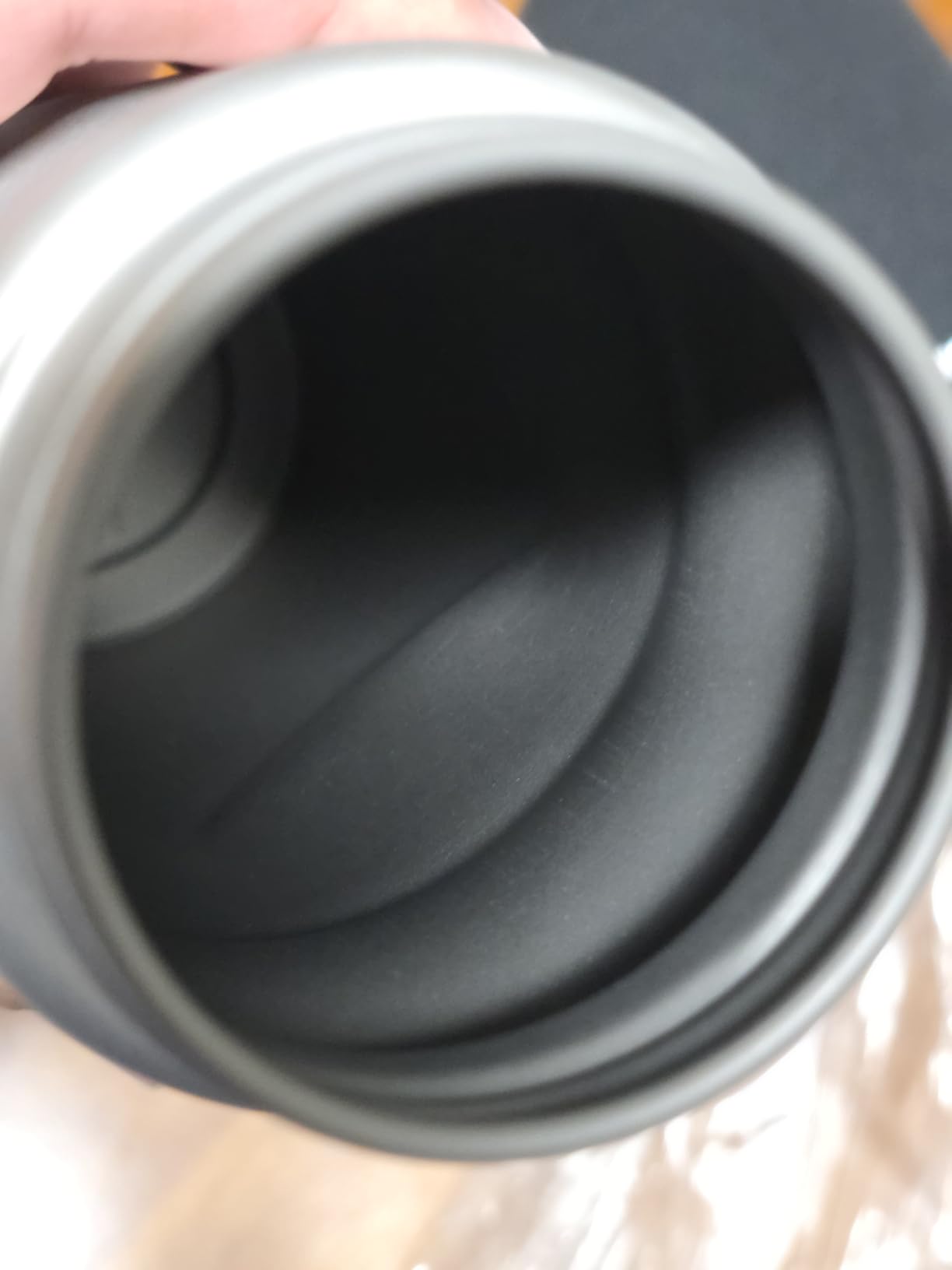 SILVERANT Ultralight Titanium Water Bottle 600ml/21 fl oz Crystallized Finish - Outdoor Camping Hiking Sports Hydration Bottle with Insulating Thermal Sleeve & Leakproof Clip Loop Cap - Slim Design - Customer Photo 2