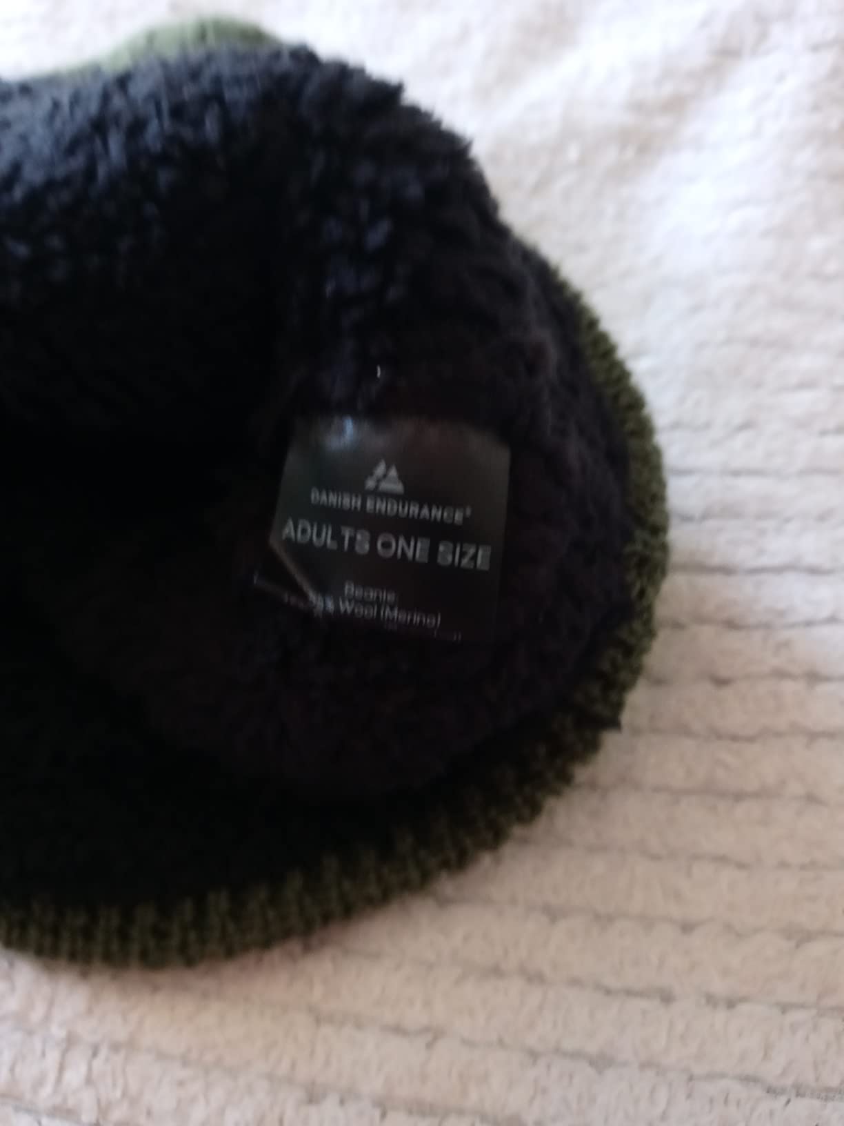 DANISH ENDURANCE Merino Wool Beanie for Men & Women - Fleece Lined Fisherman Beanie - Customer Photo 5