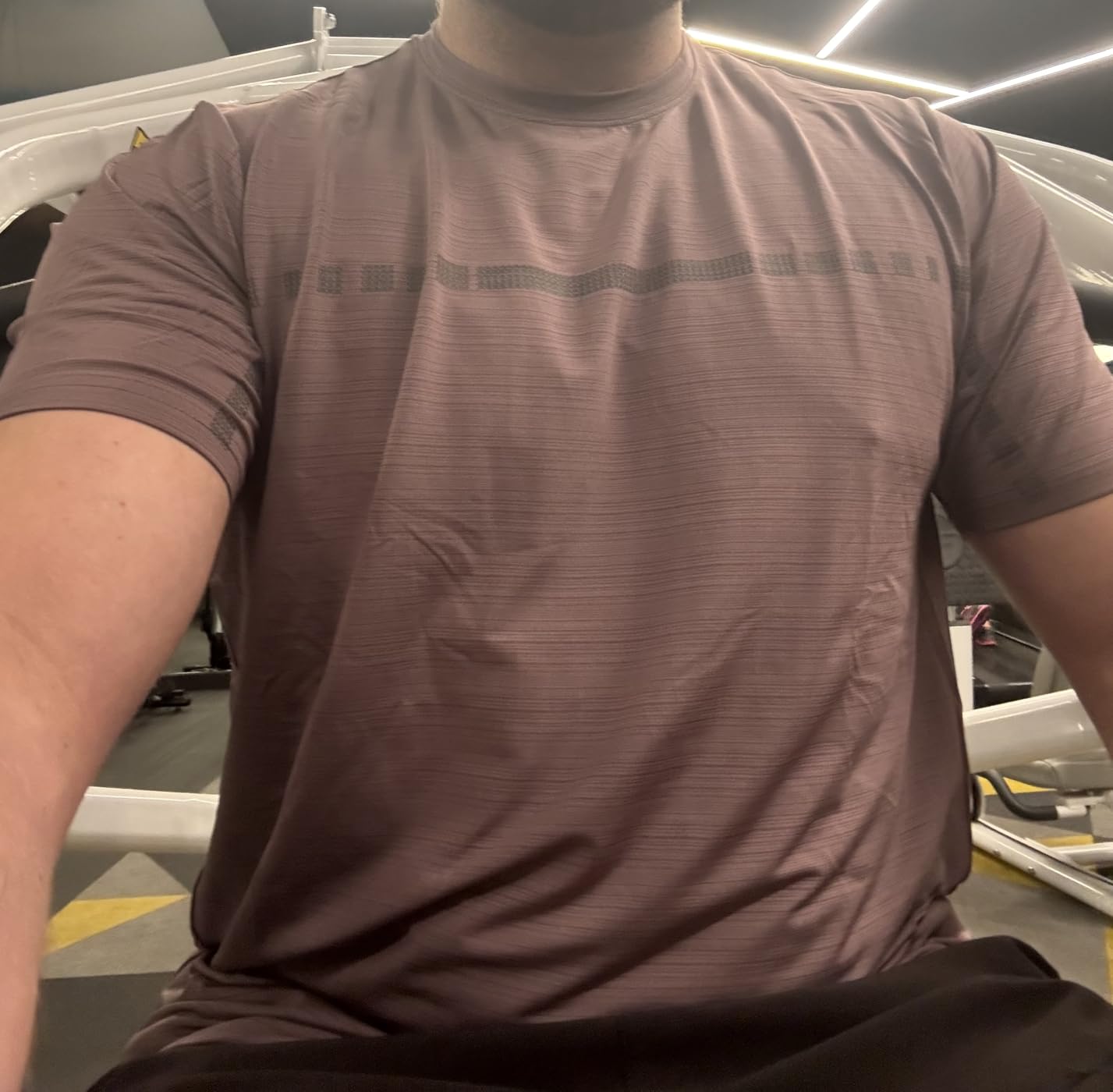 5 Pack Men's Active Quick Dry Crew Neck T Shirts | Athletic Running Gym Workout Short Sleeve Tee Tops Bulk - Customer Photo 1