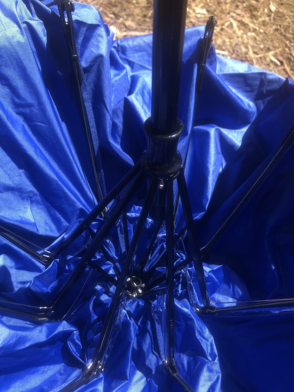 G4Free Liteflex Hiking Umbrella Mini Compact Ultralight Collapsible Reflective Silver Trekking Backpacking Umbrella - Customer Photo 2