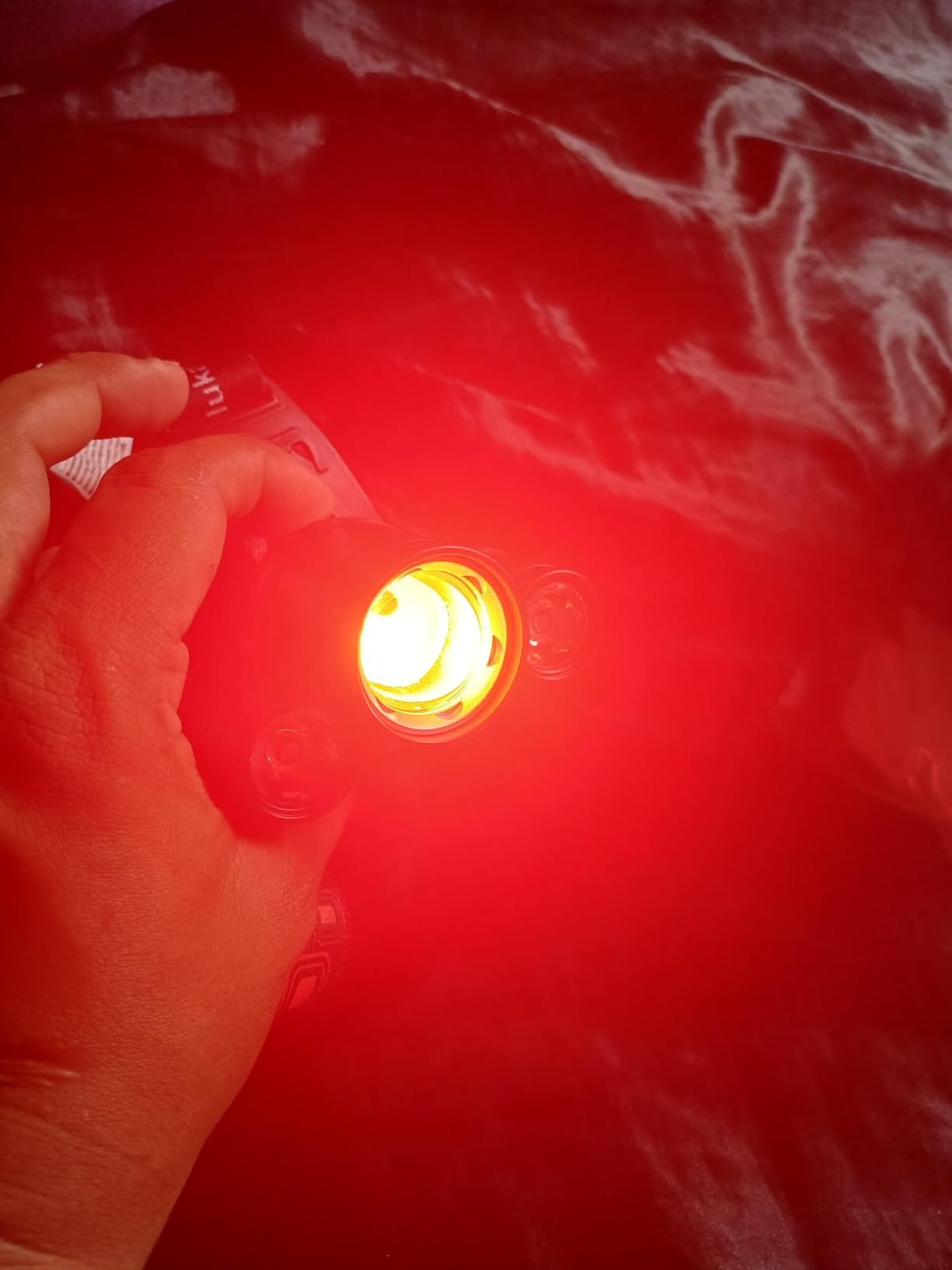 Blukar LED Headlamp, Super Bright Rechargeable Headlight Flashlight - 3 Lights 5 Modes,Zoomable,Spotlight&Floodlight Combination, IPX6 Waterproof, 20+Hrs Runtime for Running,Hiking,Camping etc. - Customer Photo 4