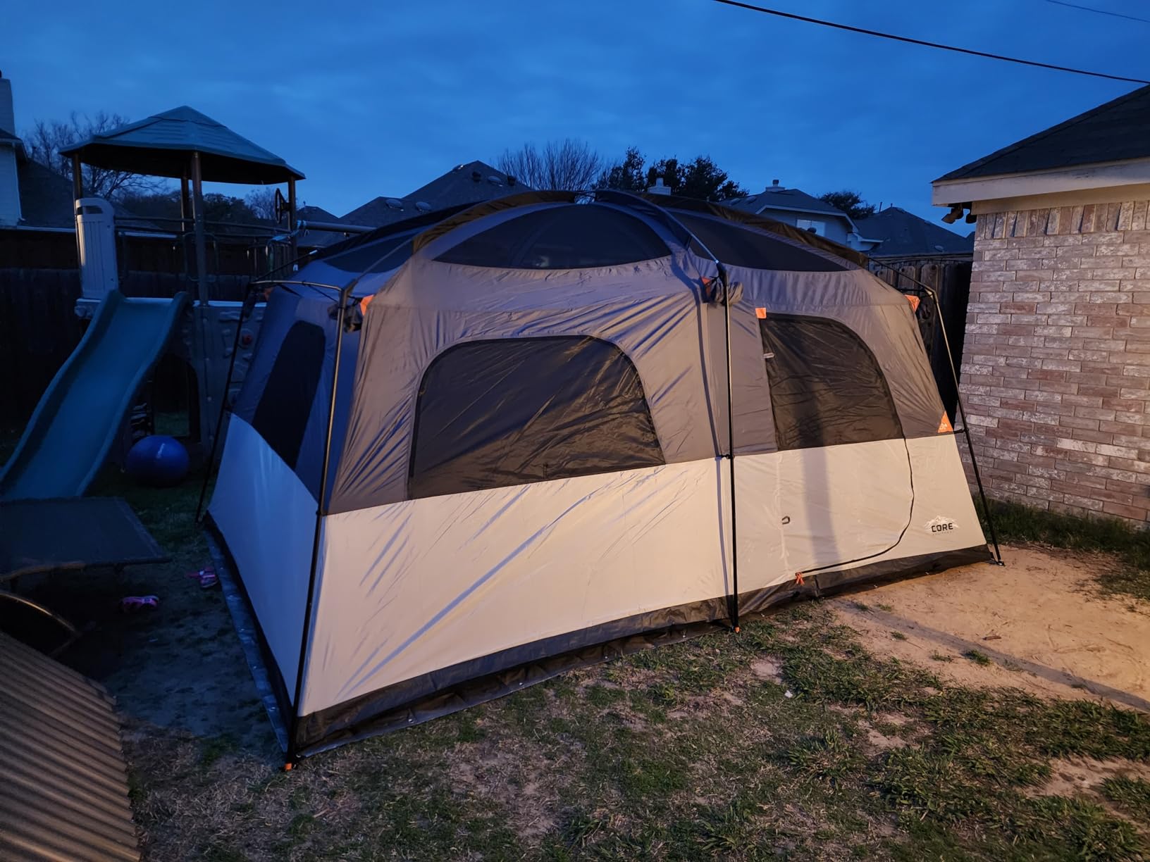 CORE Tent for Family Camping | 10 Person / 11 Person / 12 Person Large Multi Room Cabin Tents for Car Camping & Outdoor Adventures - Customer Photo 5