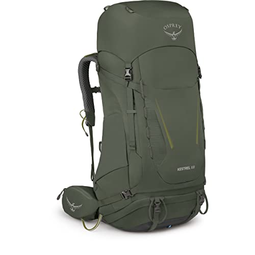 Osprey Kestrel 68L Men's Backpacking Backpack, Bonsai Green, S/M - Osprey