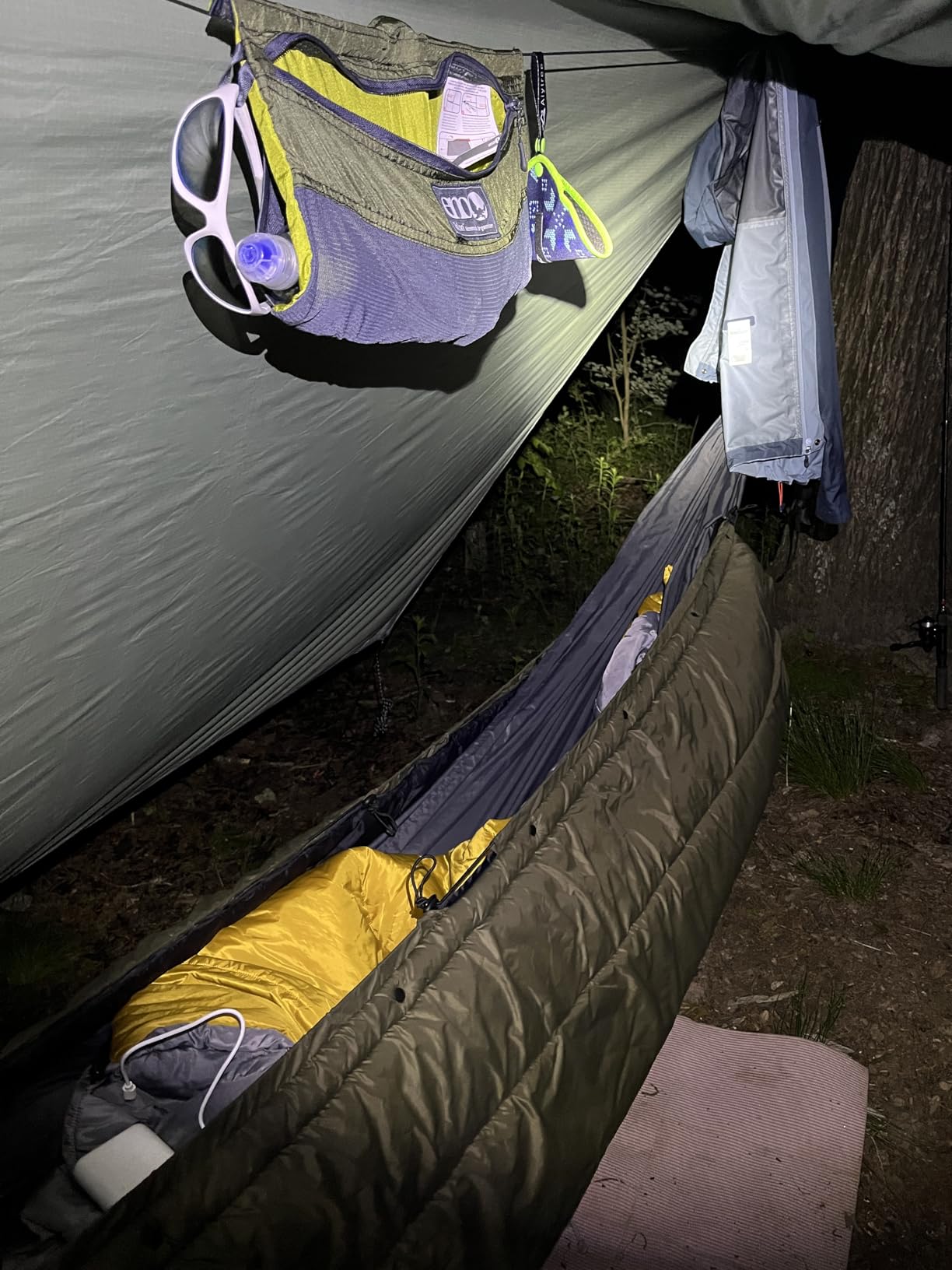 ENO Talon Hammock Organizer - Hanging Organizer for Camping & Backpacking Hammocks - Organizer Bag for Water Bottles, Travel Essentials, and Hiking Essentials - Customer Photo 1