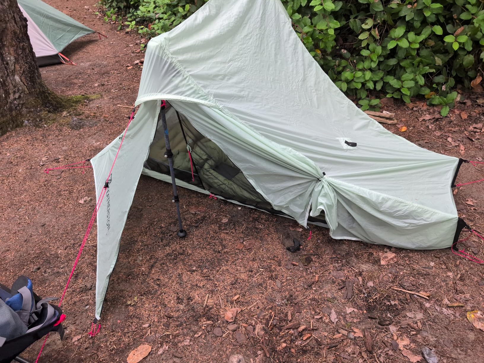 Featherstone Backbone Ultralight Tent for Backpacking, Camping, Thru Hiking - Trekking Pole Backpacking Tent - Waterproof, Single-Wall, Durable Shelter - Compact, Light, & Easy to Carry - Customer Photo 2