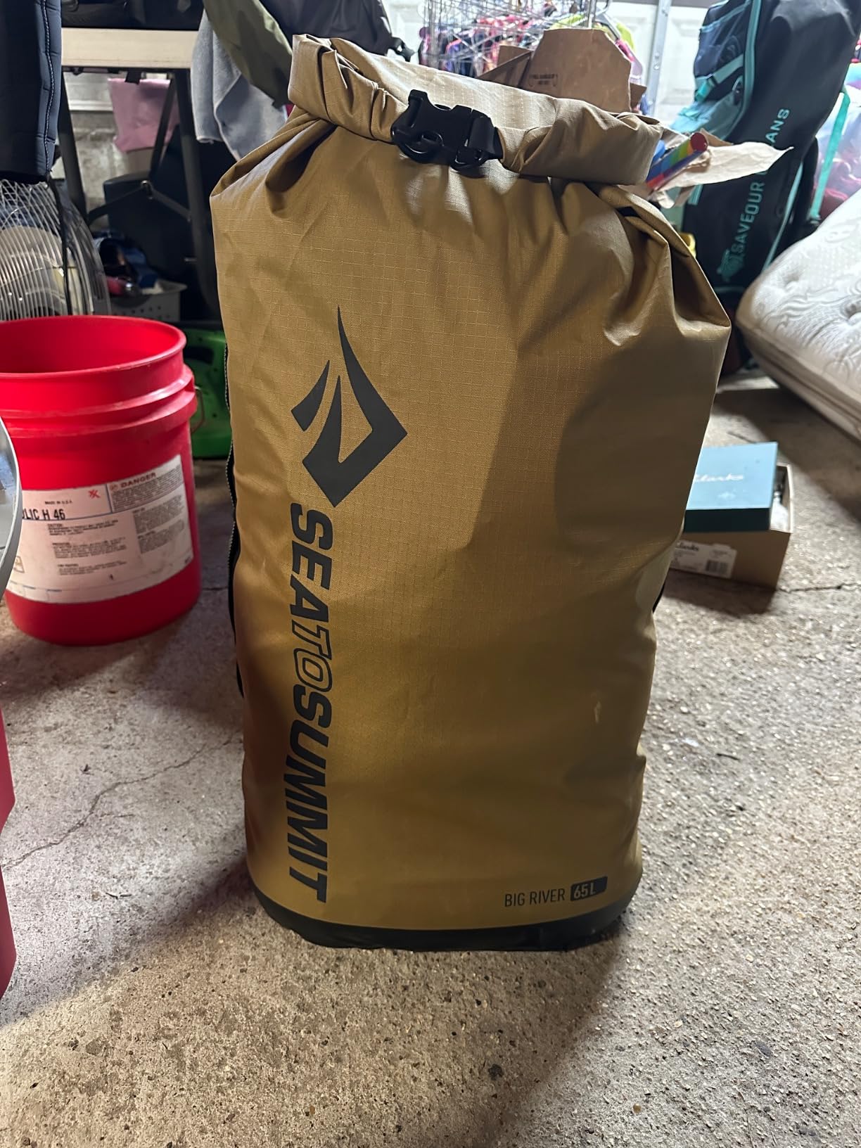 Sea to Summit Big River Dry Bag, Heavy-Duty Dry Storage, 5 Liter, Jet Black - Customer Photo 5