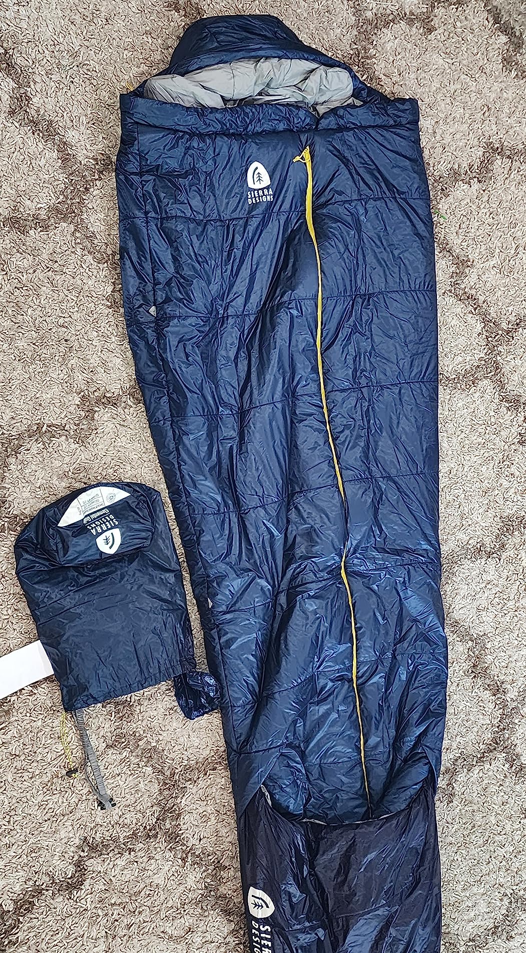 Sierra Designs Elemental 35 Quilt Sleeping Bag, 100% Recycled Synthetic Insulation, Sleeping Pad Clips (2023) - Customer Photo 1