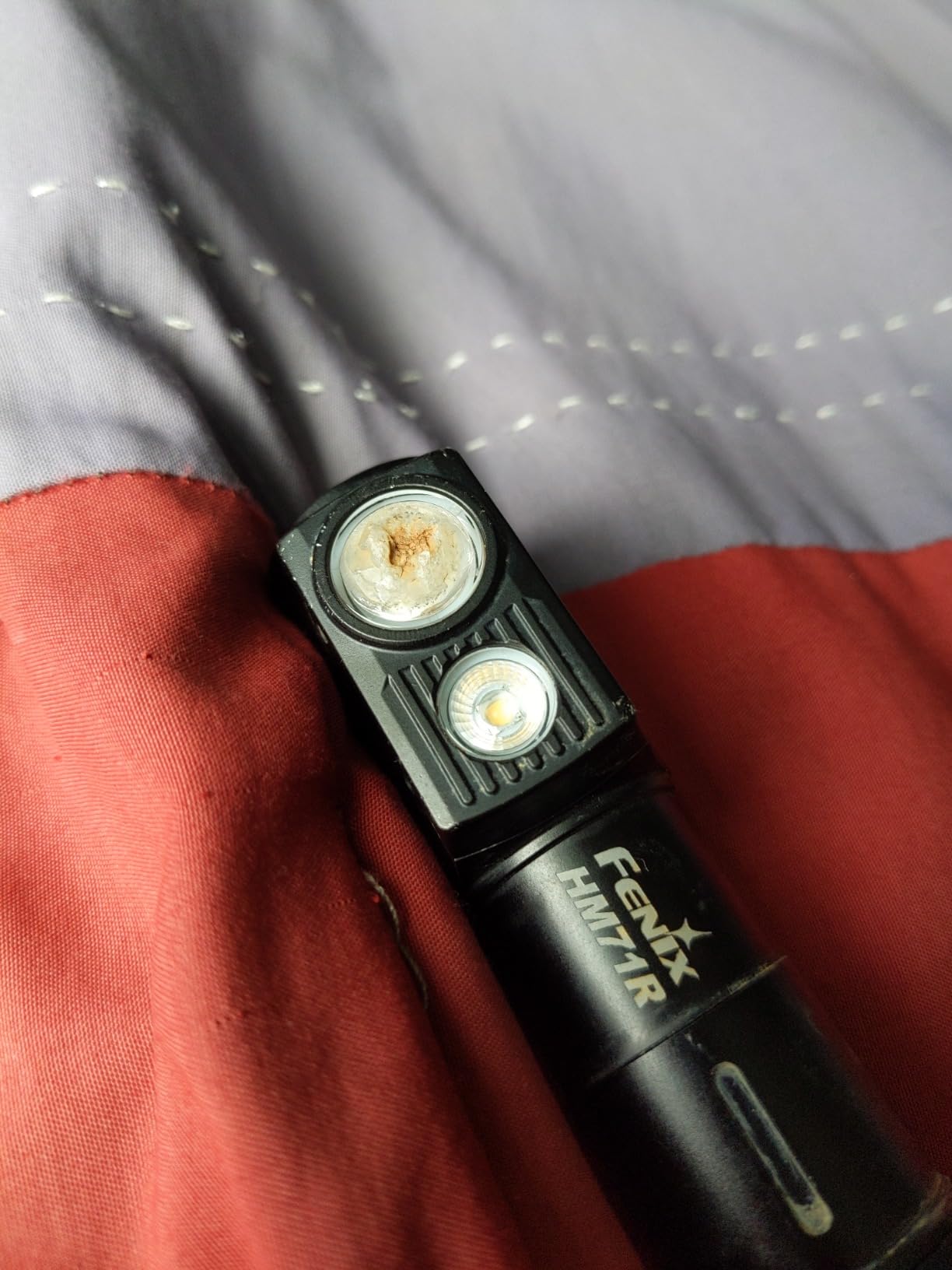 Fenix HM71R Headlamp, 2700 Lumen Super Bright USB-C Rechargeable Spot Light Flood Light L-Shape 90 Degree Right Angle Flashlight Industrial Grade with LumenTac Organizer - Customer Photo 2